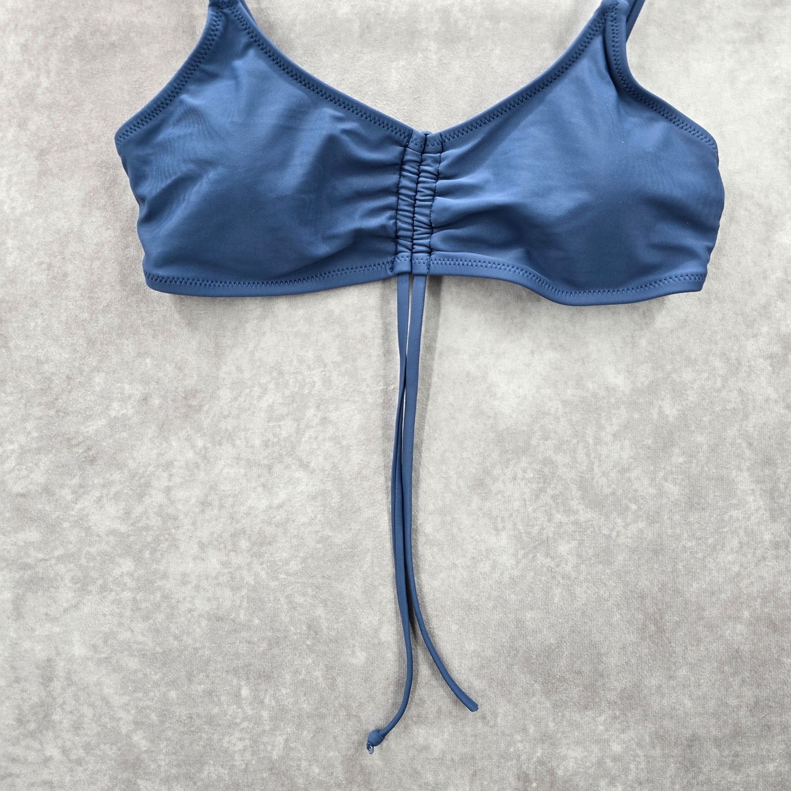 Other Blue Padded Adjustable String Bikini Top Swimwear Medium Size ONE SIZE - 7 Thumbnail