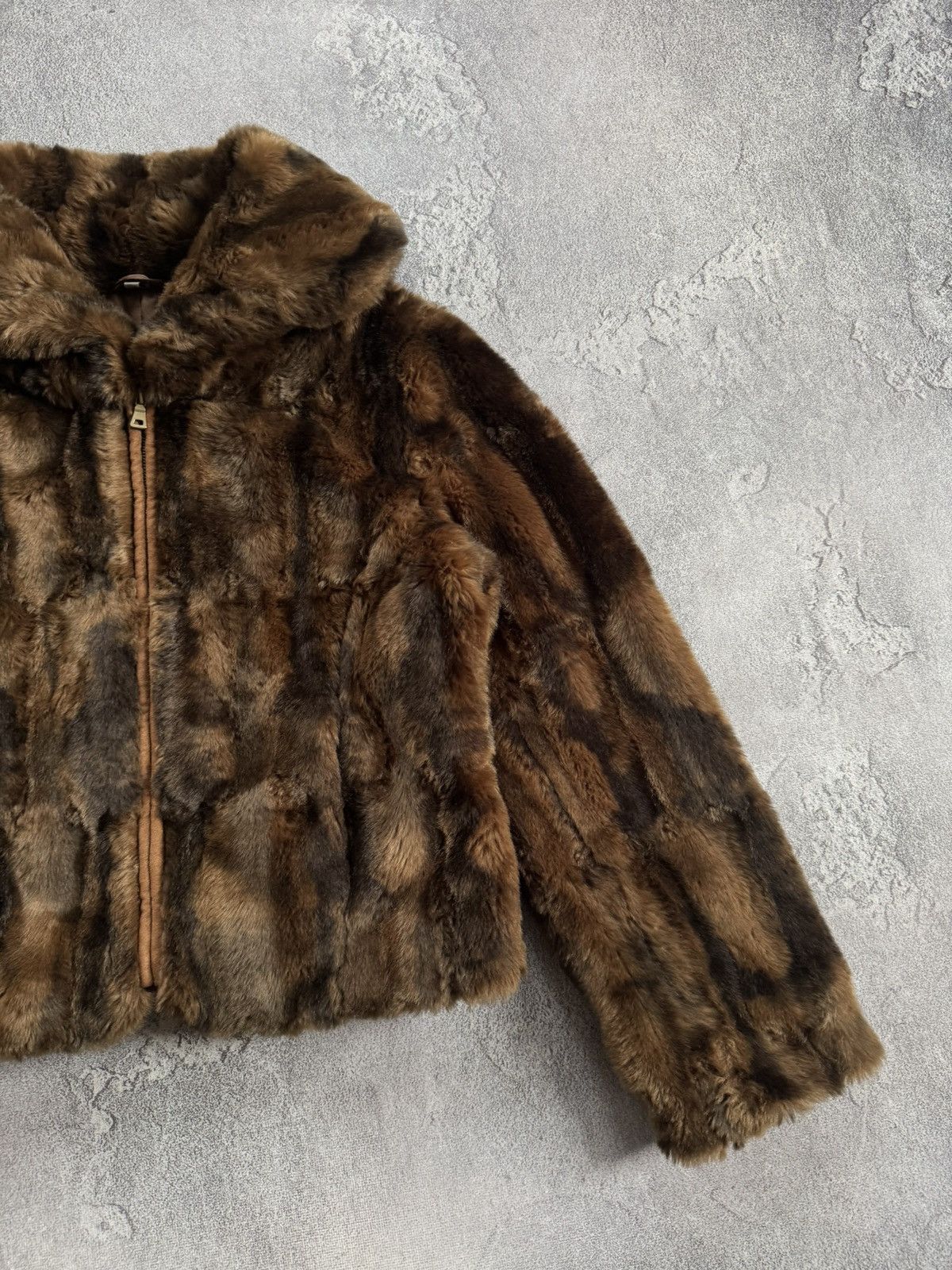 Hysteric Glamour CIBYLL 38/M retro vintage faux fur coat jacket Y2K L.G.B. Size M / US 6-8 / IT 42-44 - 13 Thumbnail
