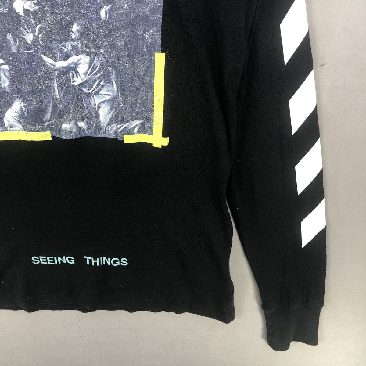 Off-White Off-White F/W 2017 “ Caravaggio Seeing Things “ Long Sleeve Size US S / EU 44-46 / 1 - 3 Thumbnail