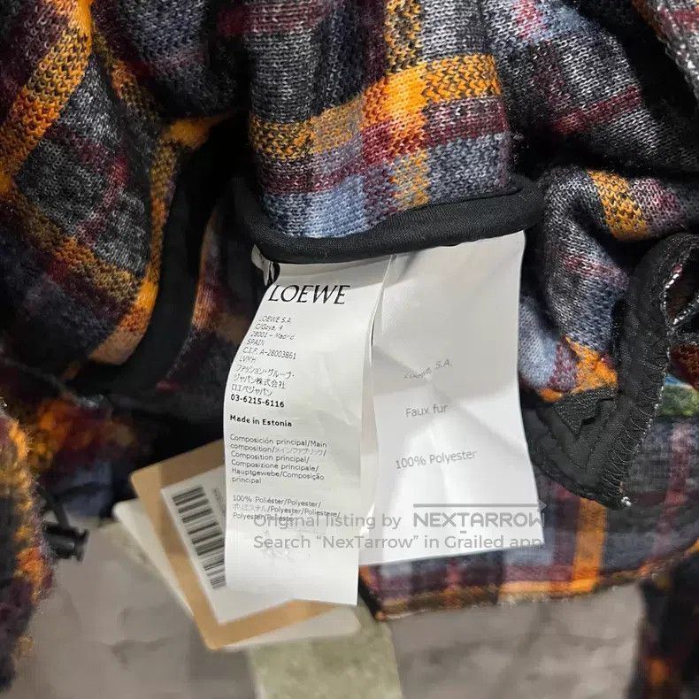 Loewe Loewe Fleece pocket tartan jacket Size M / US 6-8 / IT 42-44 - 7 Thumbnail