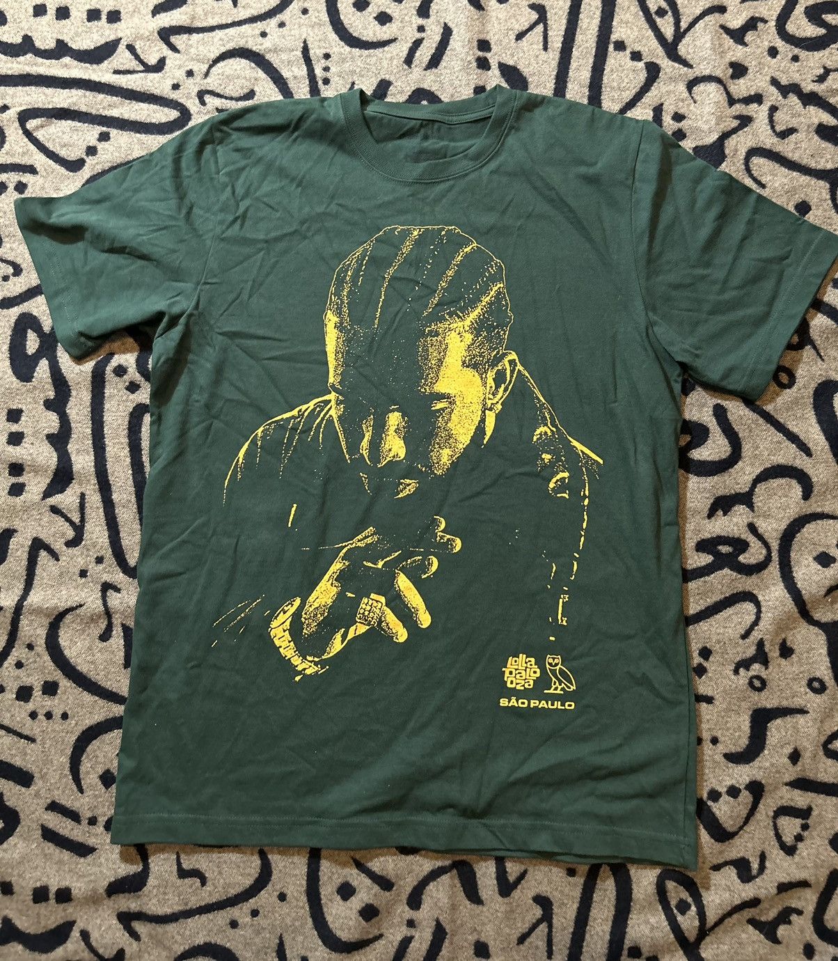 Drake Unreleased Brazil Lollapalooza Drake Tshirt Size US L / EU 52-54 / 3 - 2 Thumbnail