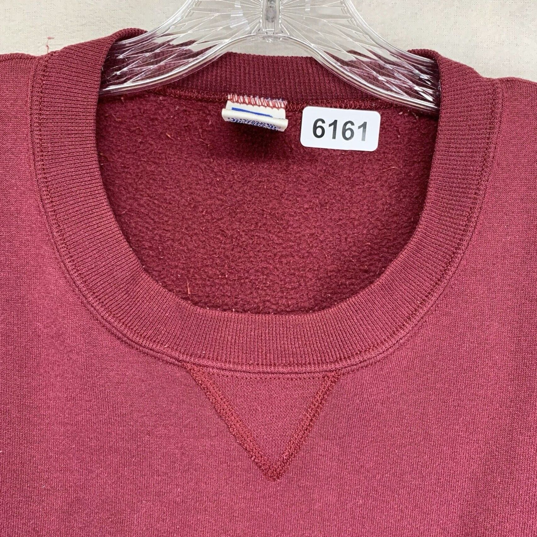 Russell Athletic VINTAGE Russell Athletic Sweatshirt Unisex Adults 2XL Crew Neck Fleece Long Sleeve Maroon USA 80s 90s Sports Streetwear Size US XXL / EU 58 / 5 - 7 Thumbnail
