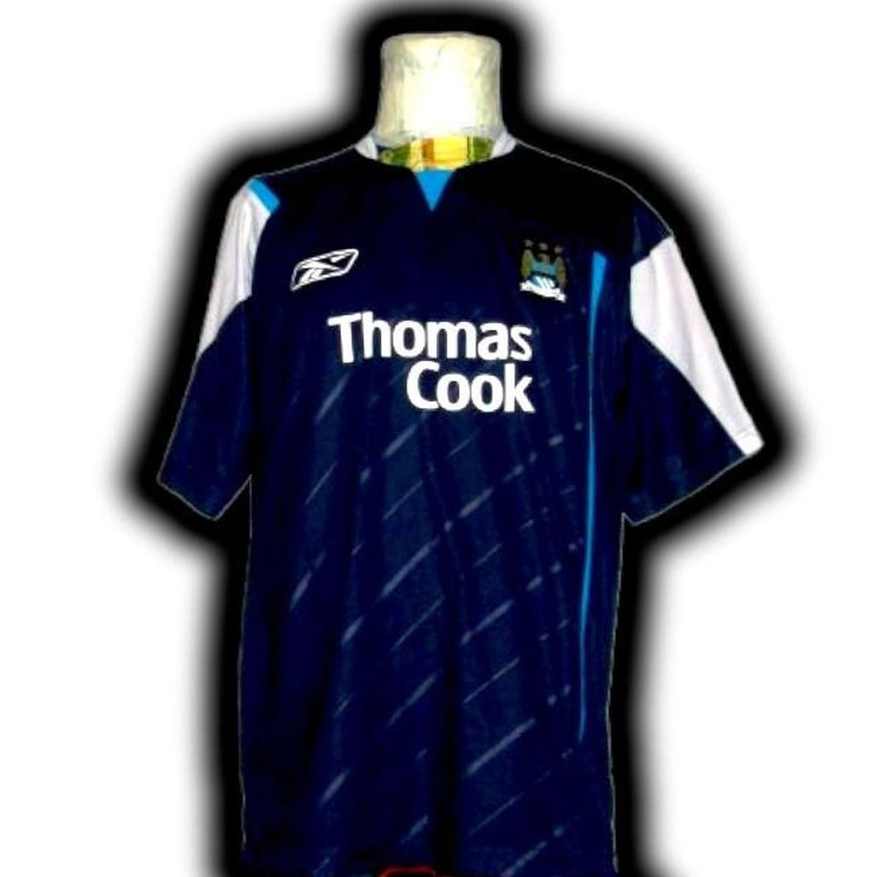 Reebok Manchester City England 2005 2006 2007 Away shirt jersey Size US XL / EU 56 / 4 - 2 Thumbnail