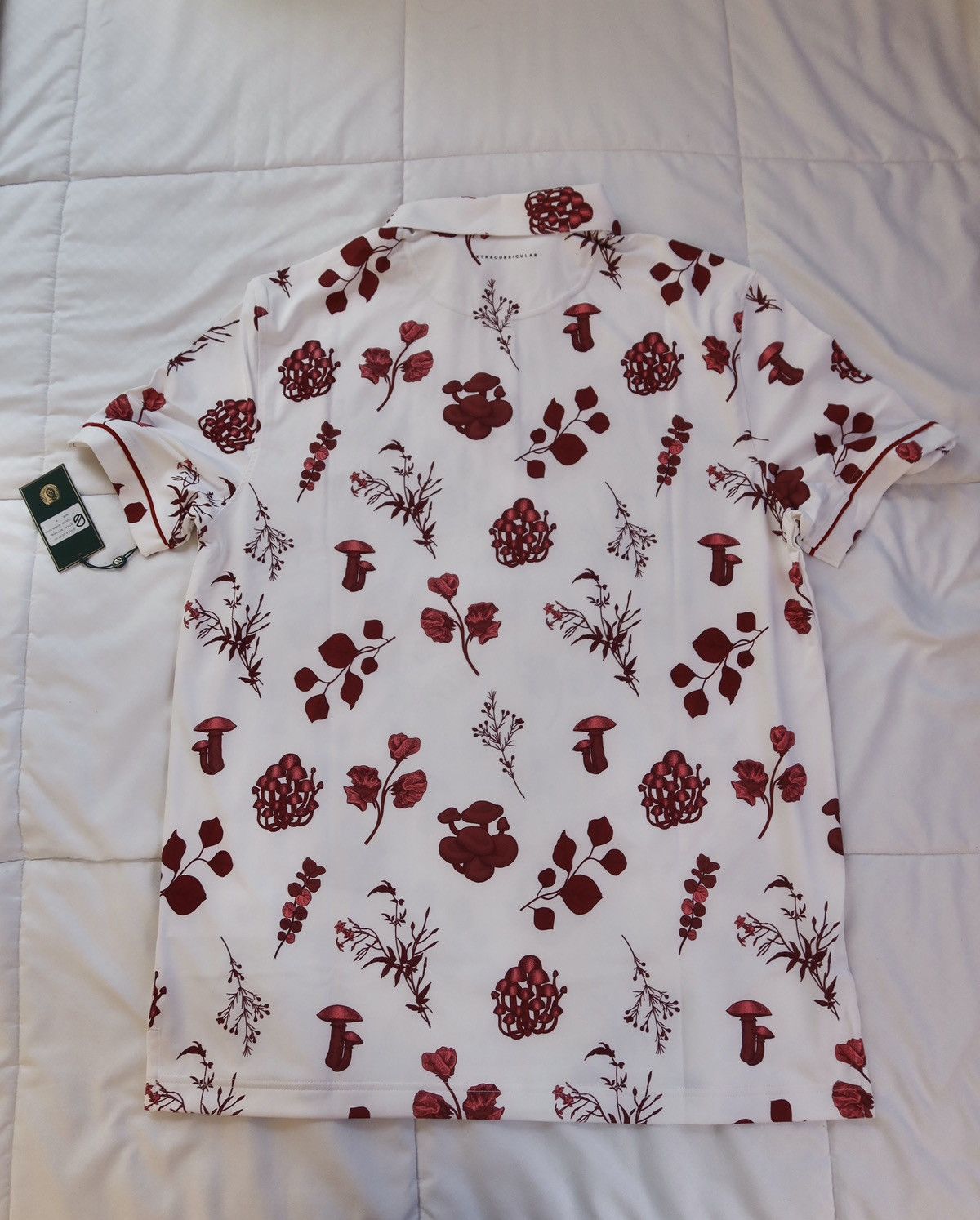 Other Extracurricular Mushroom Polo Botanical Rio Red Size US M / EU 48-50 / 2 - 7 Thumbnail
