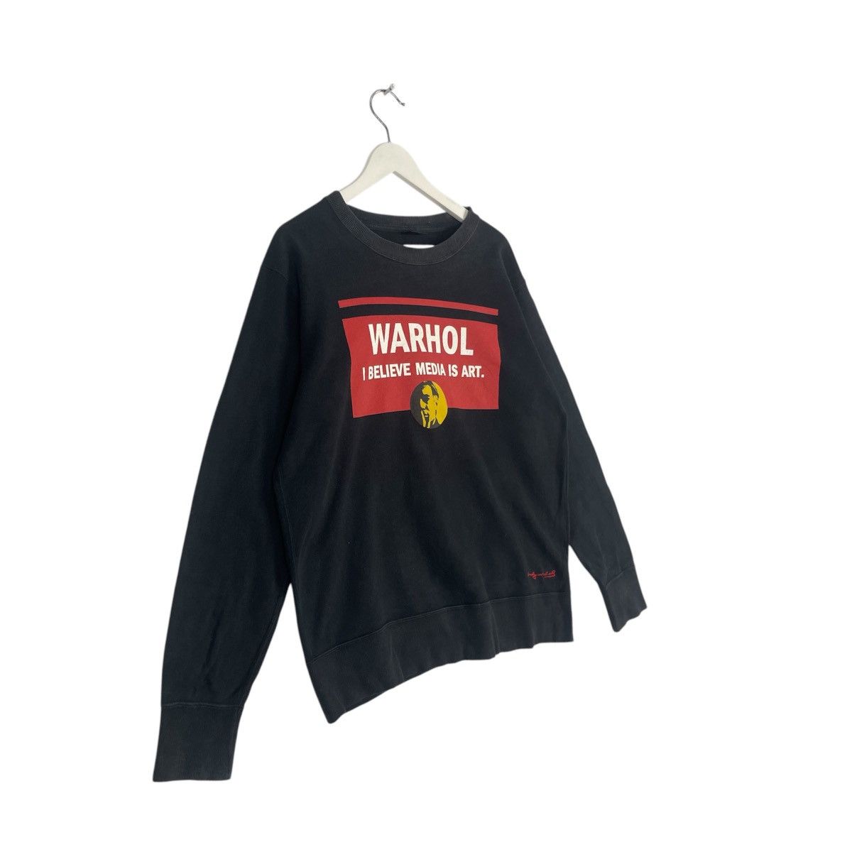 Designer × Vintage vintage Hoodie/sweater Andy Warhol sweatshirt crew neck big Size US M / EU 48-50 / 2 - 3 Thumbnail