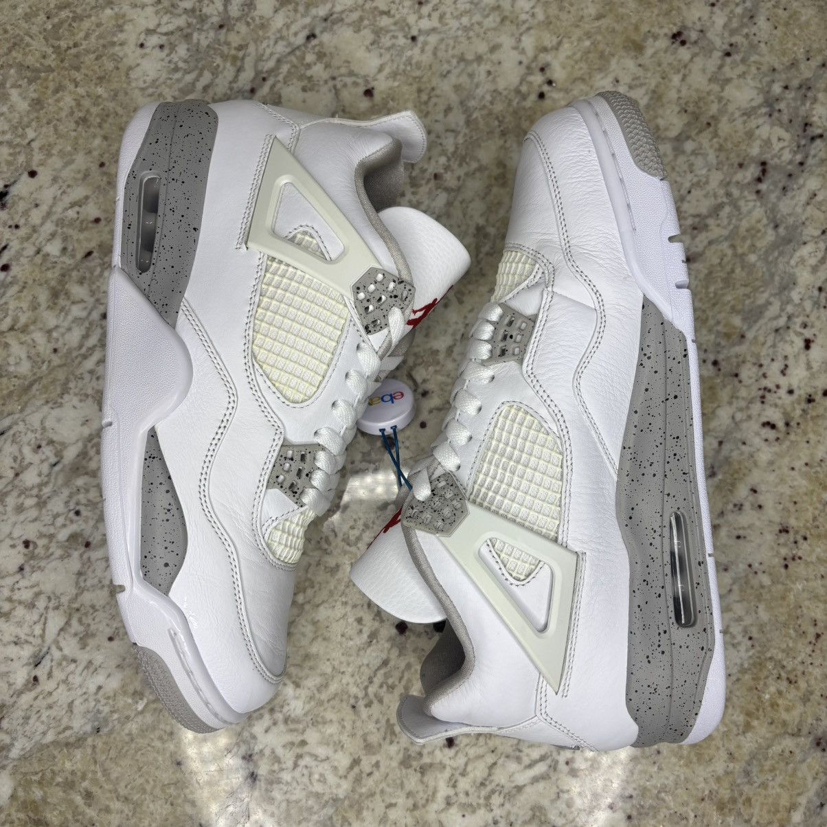 Jordan Brand Size 10.5-Jordan 4 Retro White Oreo (2021) CLEAN W/Box Size US 10.5 / EU 43-44 - 14 Thumbnail