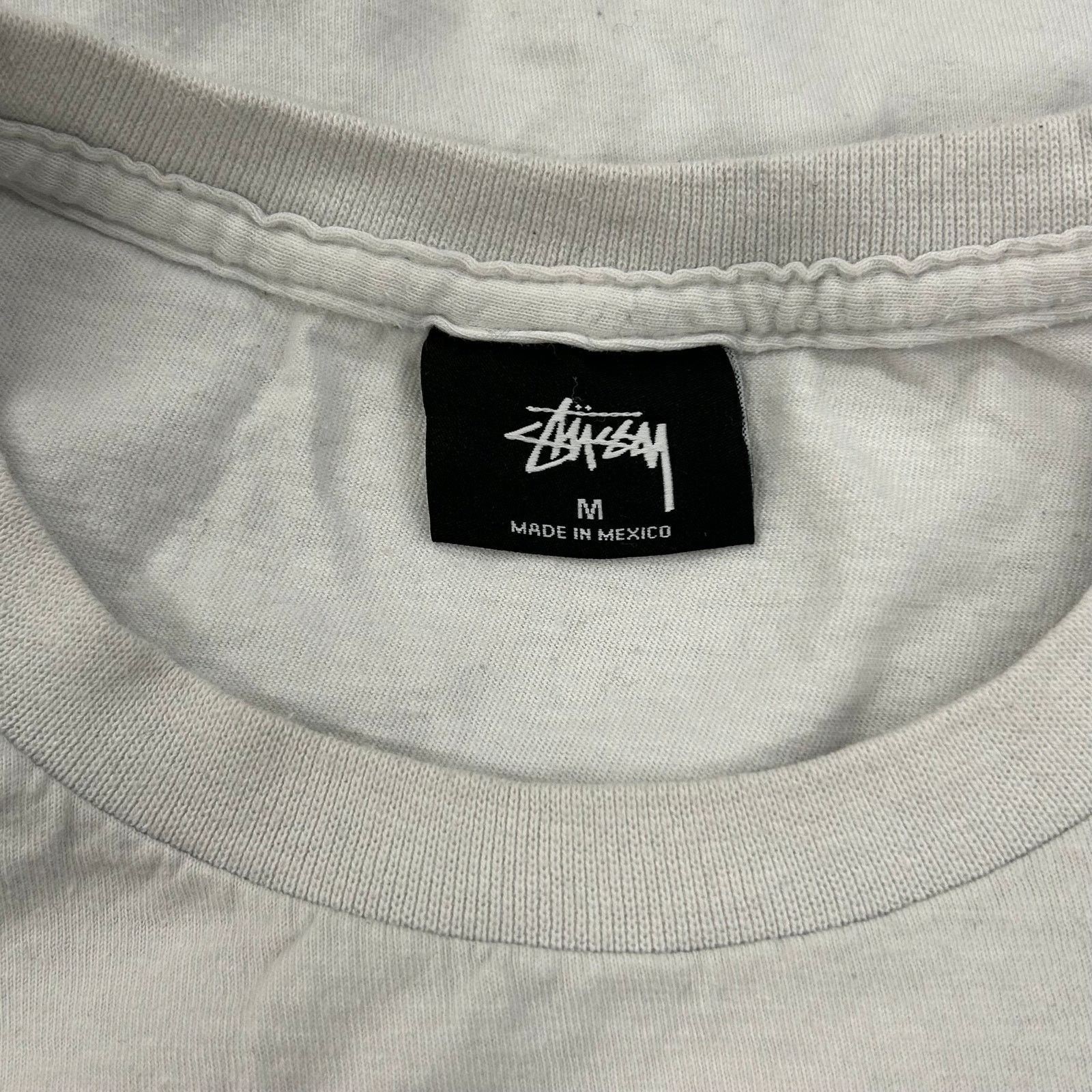 Stussy Stussy World Tour Flags Tee T Shirt Size Medium M White B2 Size US M / EU 48-50 / 2 - 4 Thumbnail