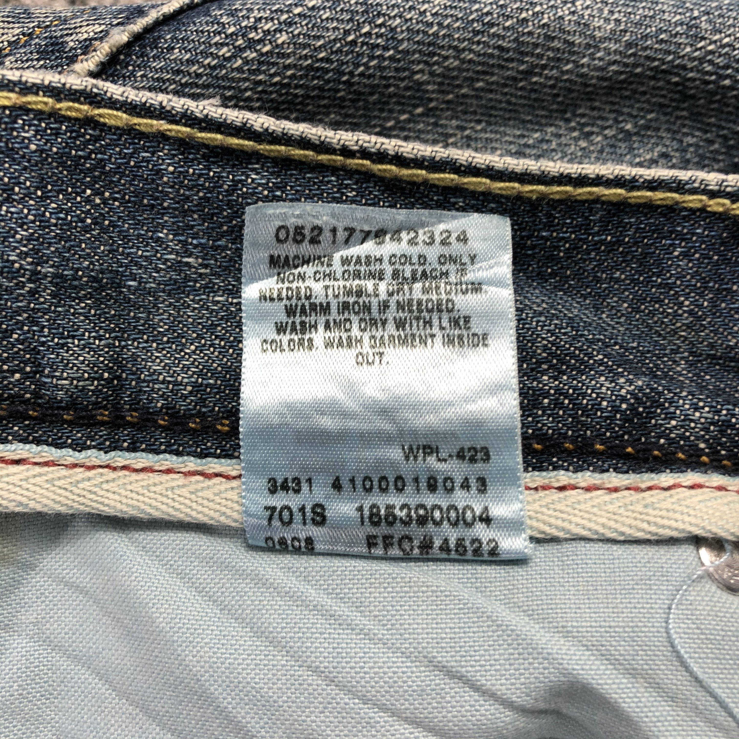 Levi's Vintage Levi's 539 Jeans Rusty Faded Blue Denim KJ1028 Size US 33 - 19 Thumbnail
