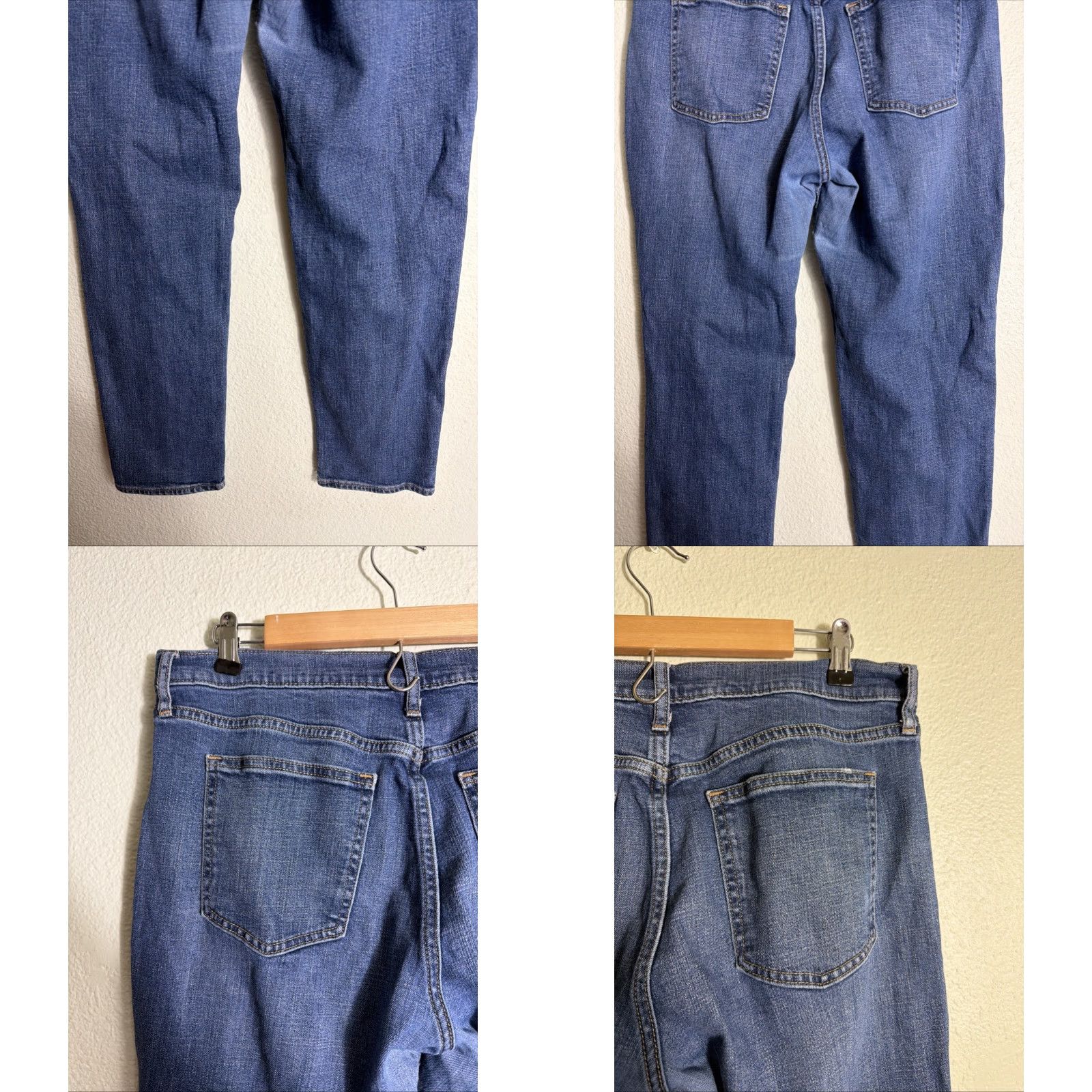 Gap Gap Girlfriend Jeans Medium Wash Women’s Size 10 Straight 32x29 Size 32" / US 10 / IT 46 - 8 Thumbnail