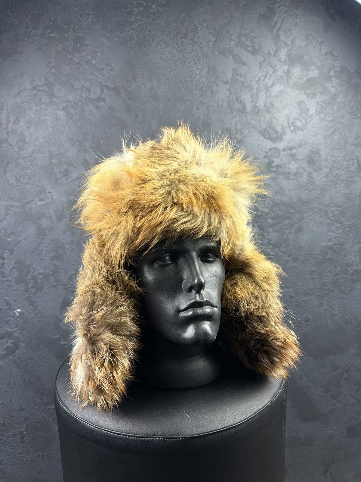 Hysteric Glamour × Japanese Brand Y2K Style Mohair Fuzzy Ushanka Hat Faux Fur Distressed 90s Size ONE SIZE - 1 Thumbnail