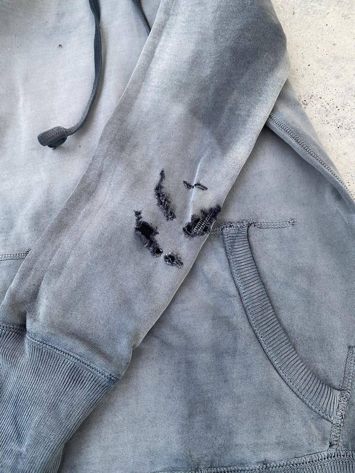 True Religion Distressed Sun Faded True Religion Punk Grunge Hoodie Size US XS / EU 42 / 0 - 4 Thumbnail