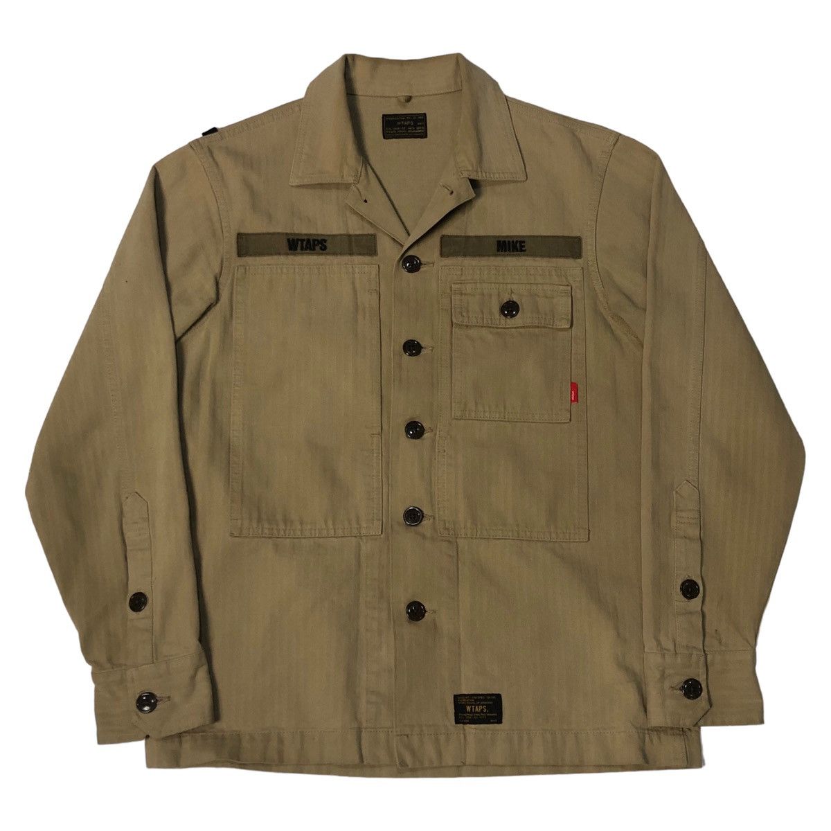 ジャケット・アウター Wtaps HBT LS/SHIRT. COTTON.HELL IN BONE Wtaps HBT LS/SHIRT. COTTON.HELL IN BONE