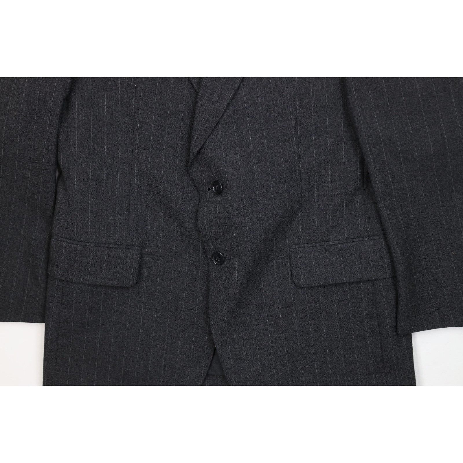 Vintage Vintage 90s Streetwear 2 Piece Wool Blend Wedding Suit Size 40R - 5 Thumbnail