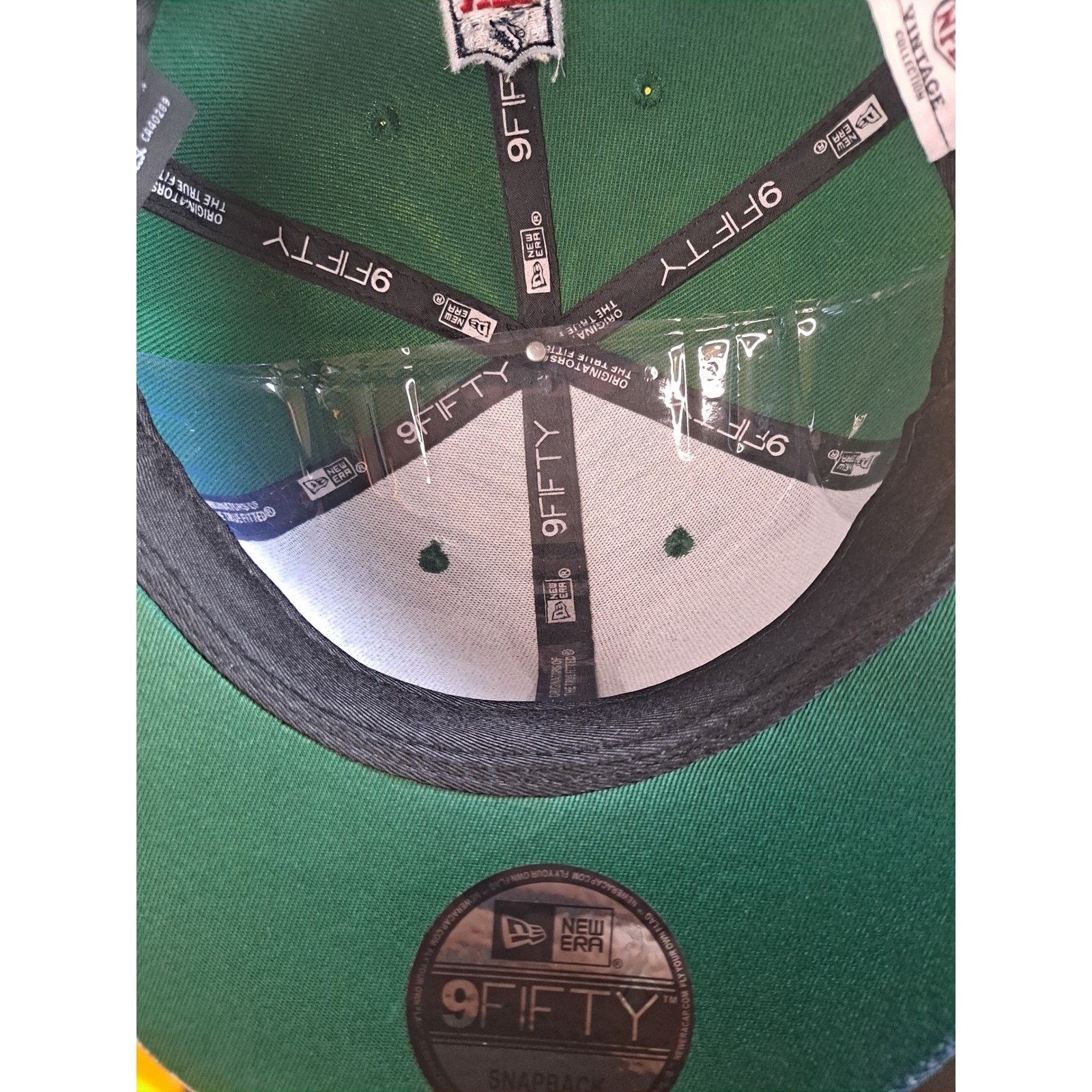New Era New Era Philadelphia Eagles NFL Vintage CollY Snapback Hat Size ONE SIZE - 6 Thumbnail