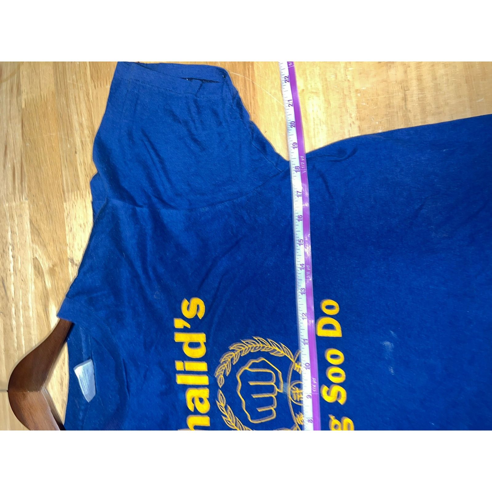 Hanes Vintage Tang Soo Do Shirt Khalids Karate Blue 80s Tee M Size US M / EU 48-50 / 2 - 7 Thumbnail