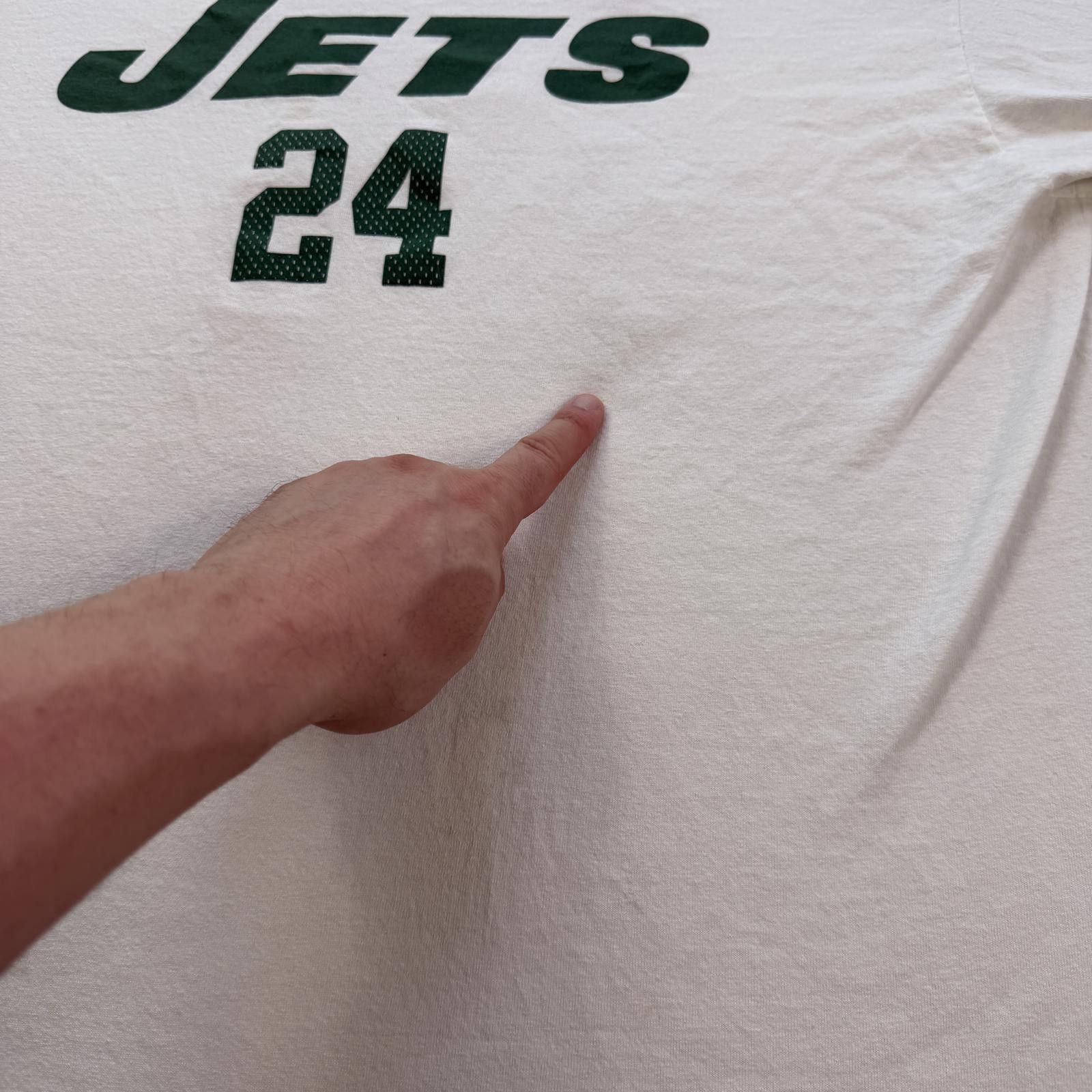 Reebok Reebok New York Jets Darrelle Revis 24 T Shirt Mens XL NFL Size US XL / EU 56 / 4 - 5 Thumbnail