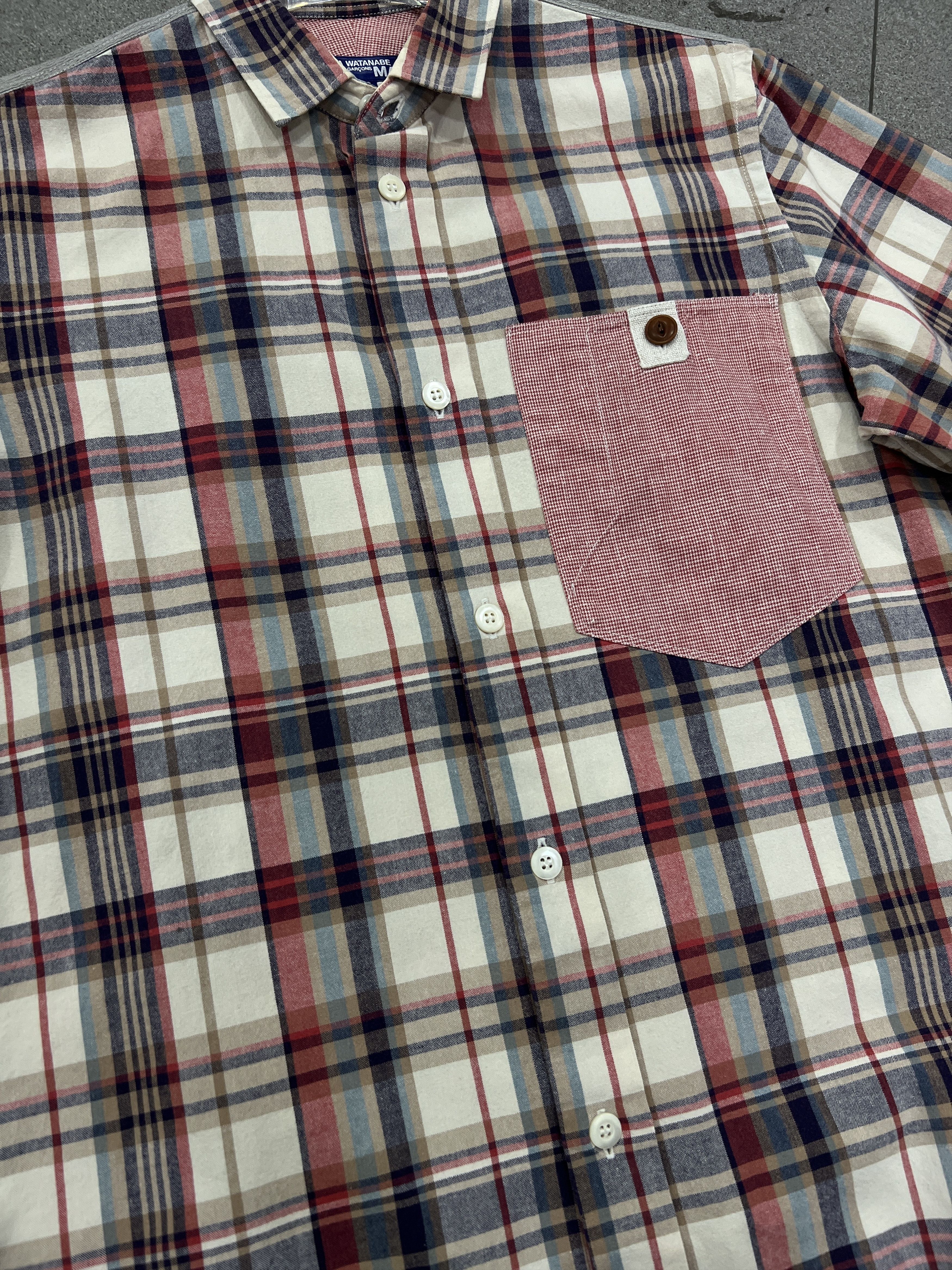 Junya Watanabe Junya Watanabe Comme des Garçons MAN patchwork flannel shirt Size US XS / EU 42 / 0 - 4 Thumbnail