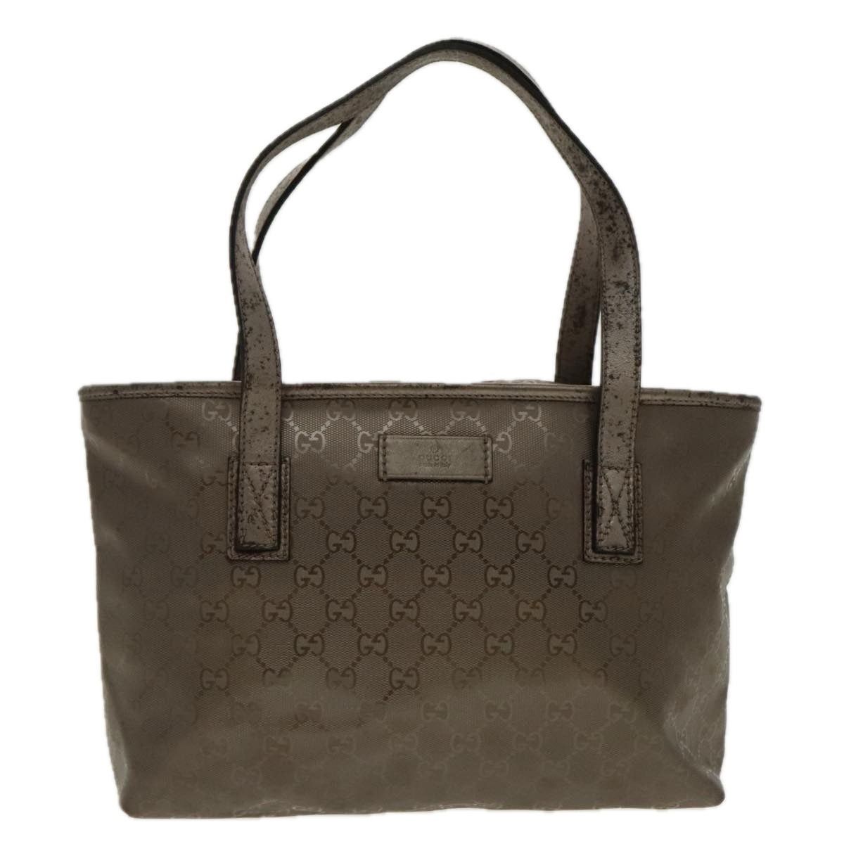 Gucci GUCCI GG Implementation Tote Bag Silver Metallic Size ONE SIZE - 2 Thumbnail