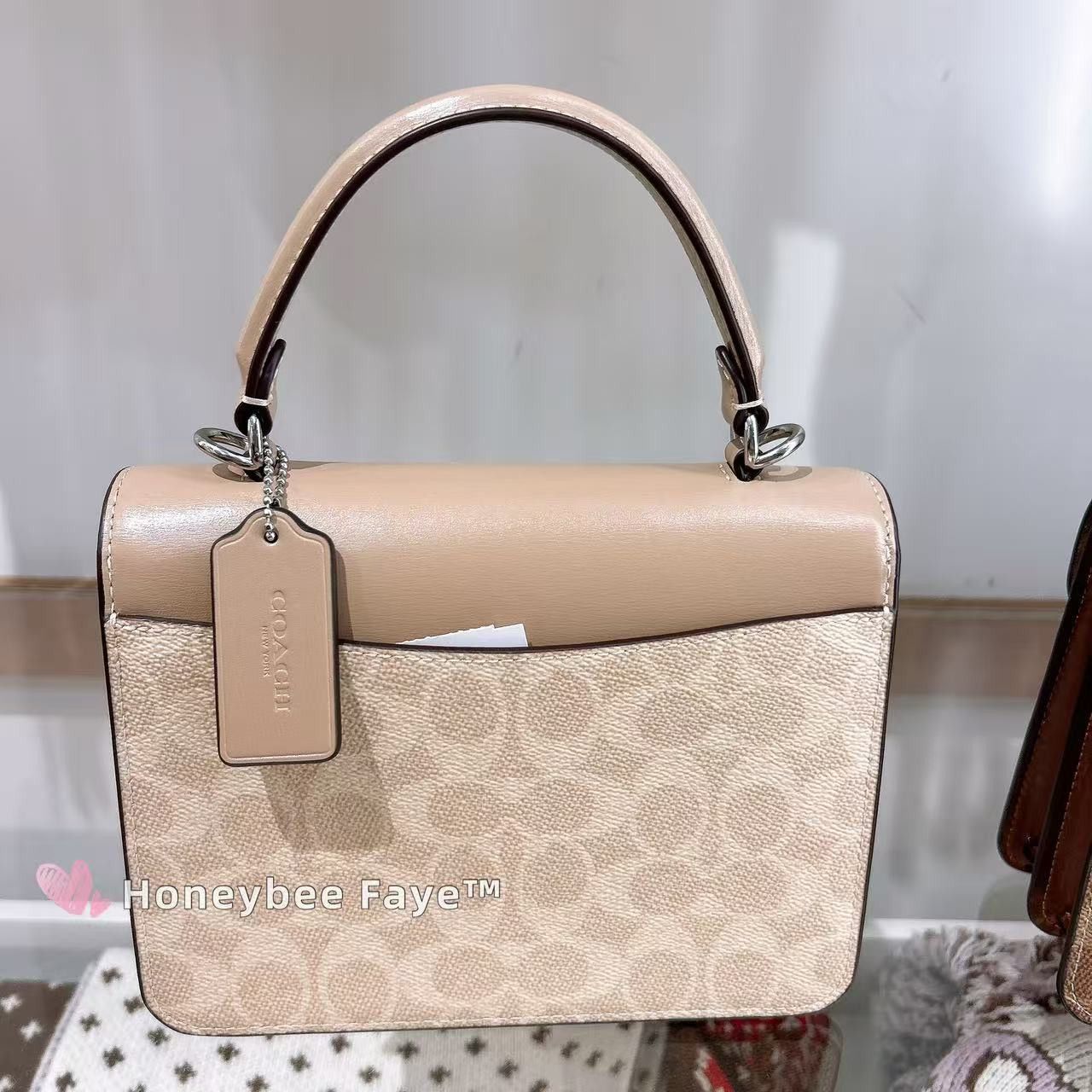 Coach Courtney Top Handle Bag In Signature Canvas CCE22 Size ONE SIZE - 3 Thumbnail