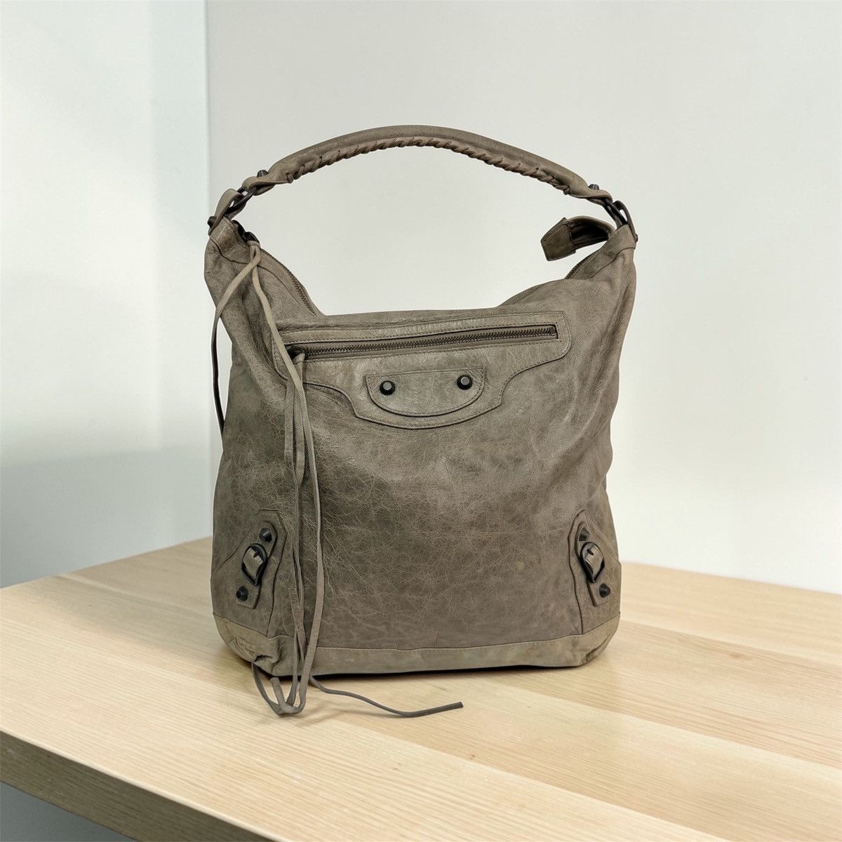 Balenciaga Balenciaga City Large Leather Shoulder Bag Size ONE SIZE - 1 Thumbnail
