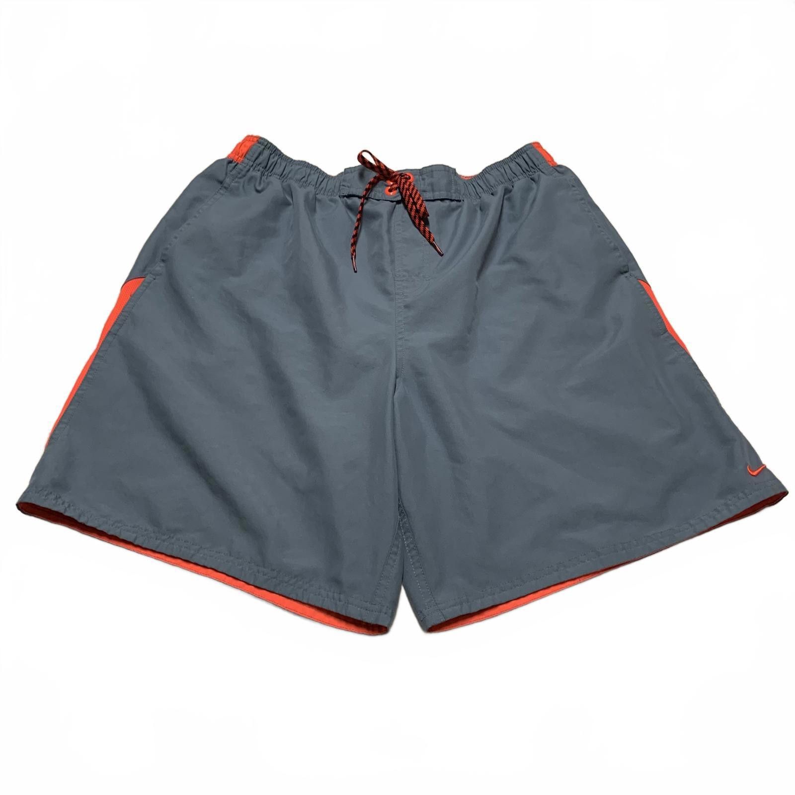 Nike Nike Men's Sz XL Gray & Orange Swim Shorts Size US 36 / EU 52 - 1 Thumbnail