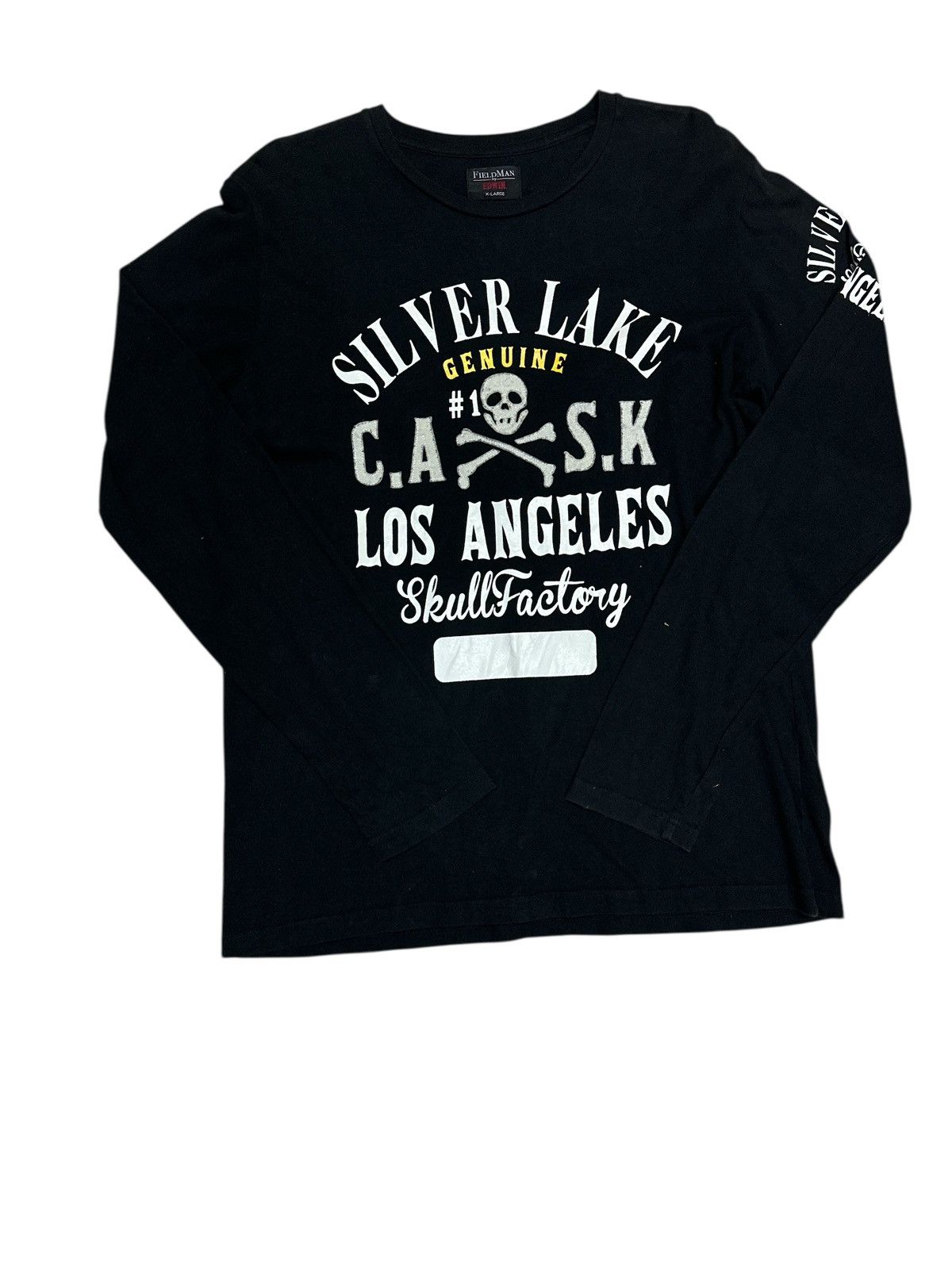 Japanese Brand Vintage y2k💥 Edwin x Skull Factory L/Slleve 💥 Size US XL / EU 56 / 4 - 1 Thumbnail