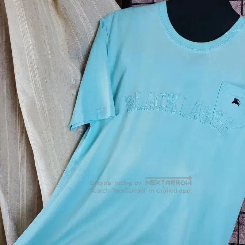 Burberry Burberry Summer Blue Cotton Short Sleeve T. Size US M / EU 48-50 / 2 - 8 Thumbnail