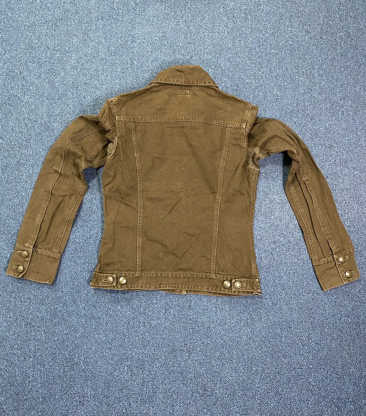 Le Grande Bleu (L.G.B.) LGB BROWN DENIM JACKET Size S / US 4 / IT 40 - 3 Thumbnail
