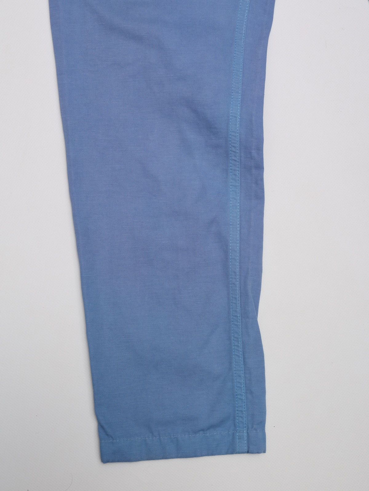 Loro Piana Loro Piana Sky Blue Cotton Linen Pants Trousers Size US 35 - 4 Thumbnail