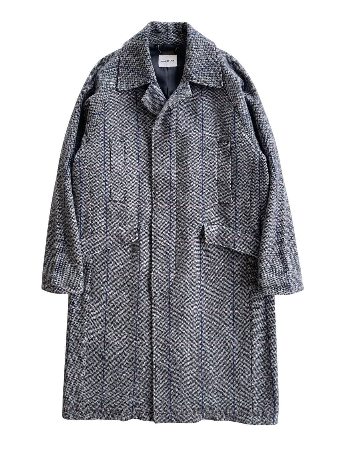 monkey time Sten Collar Bal Tweed Coat Size US M / EU 48-50 / 2 - 1 Thumbnail