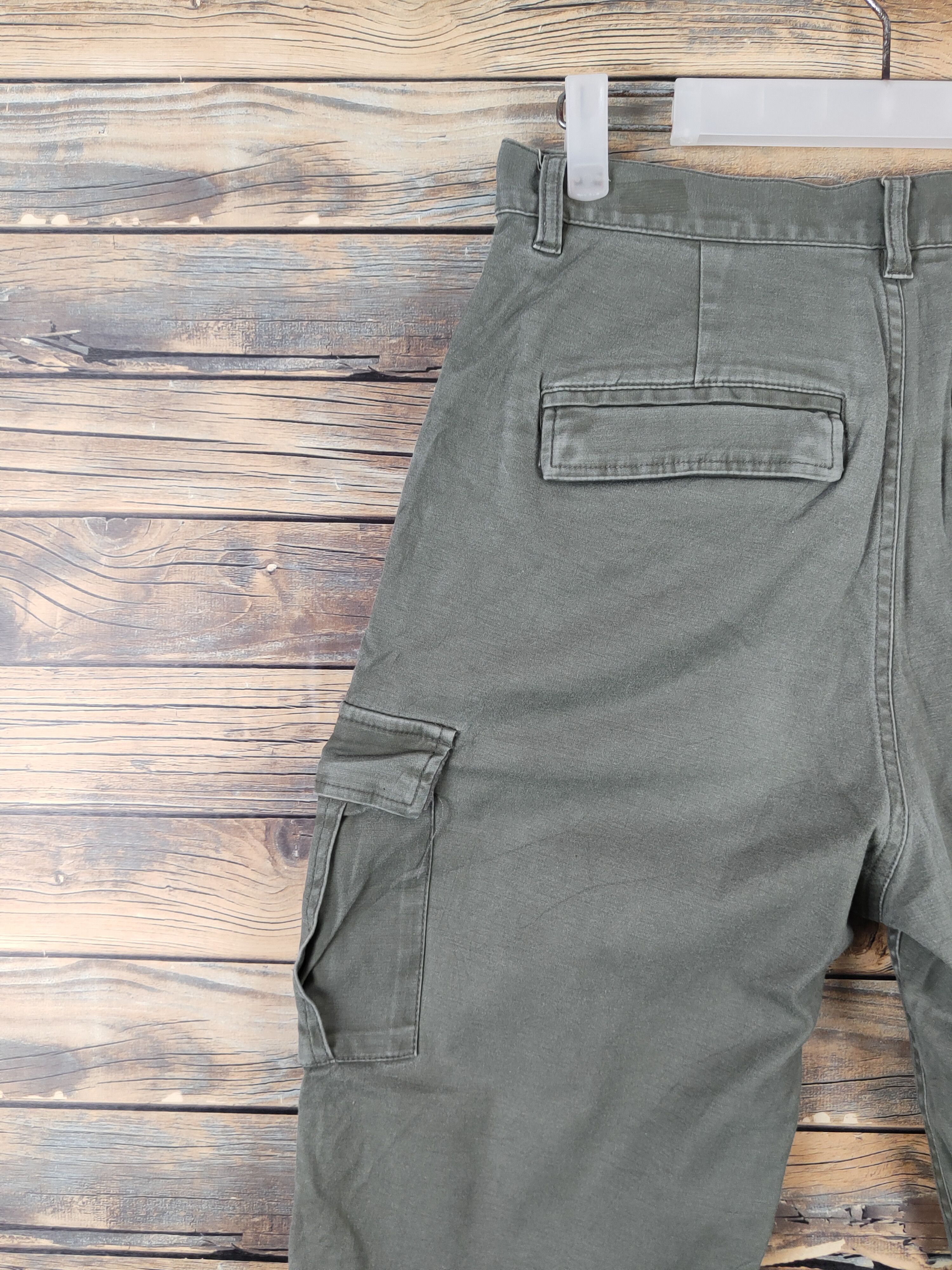 Japanese Brand Niko and... Green Multipocket Tactical Cargo Pants #W1032 Size US 29 - 8 Thumbnail