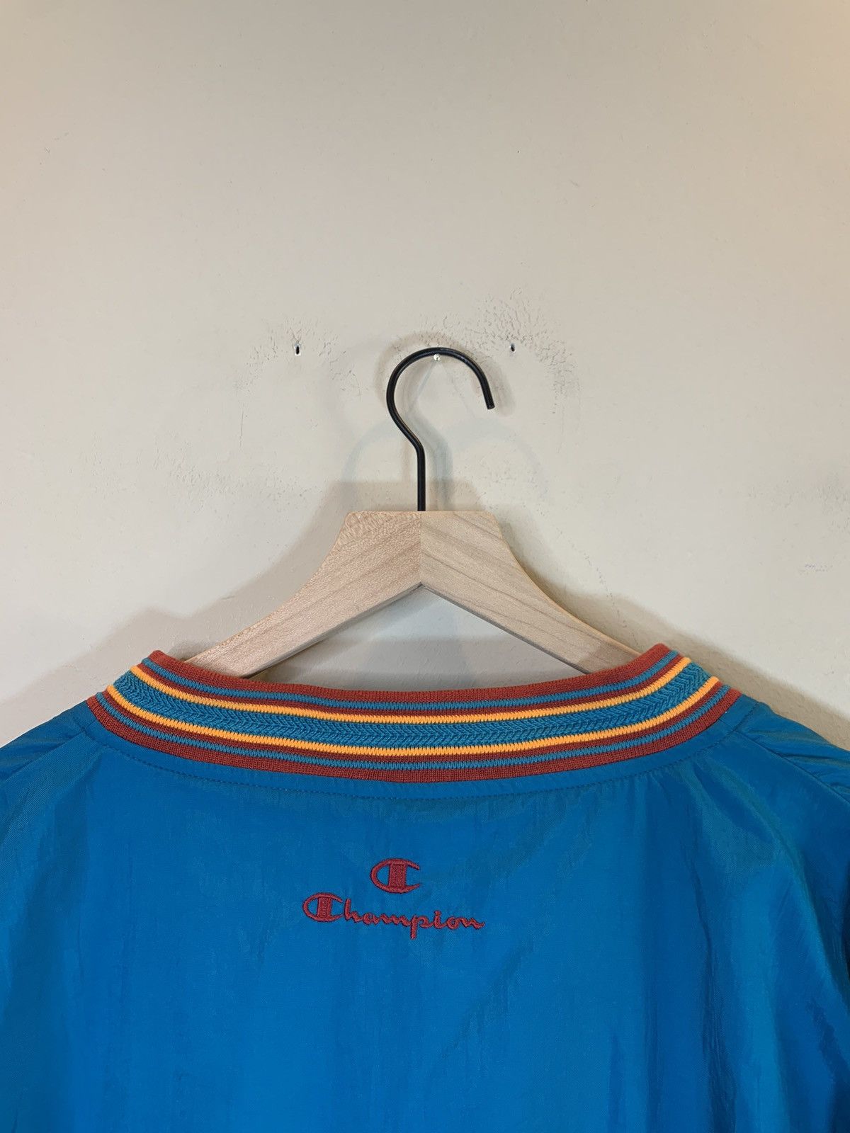 *RARE* Vintage Detroit Pistons Champion NBA Pullover Jacket