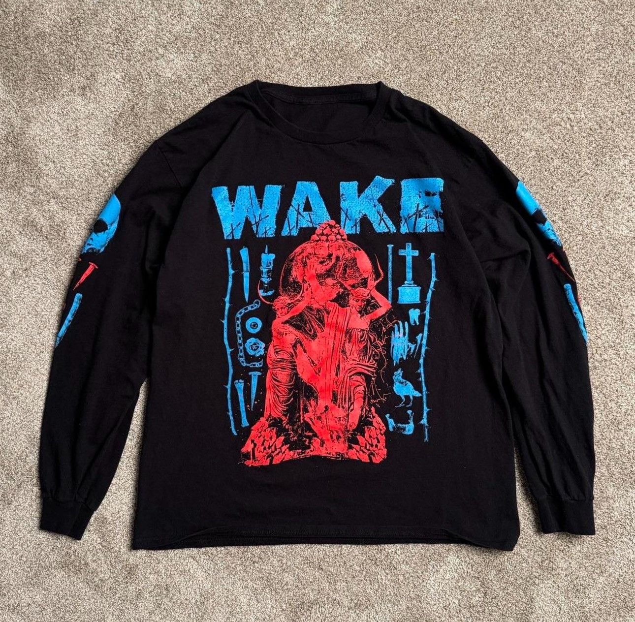 Other “WAKE” BAND GRAPHIC LONGSLEEVE Size US M / EU 48-50 / 2 - 1 Thumbnail