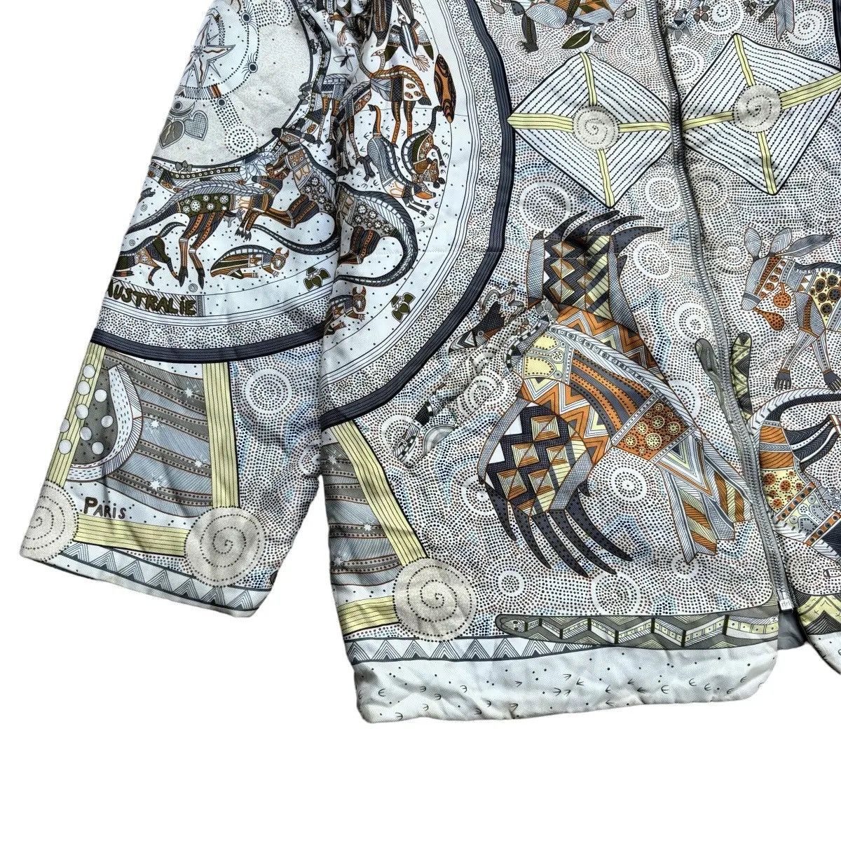 Hermes Vintage Hermes reve d'australie silk reversible jacket Size US L / EU 52-54 / 3 - 6 Thumbnail