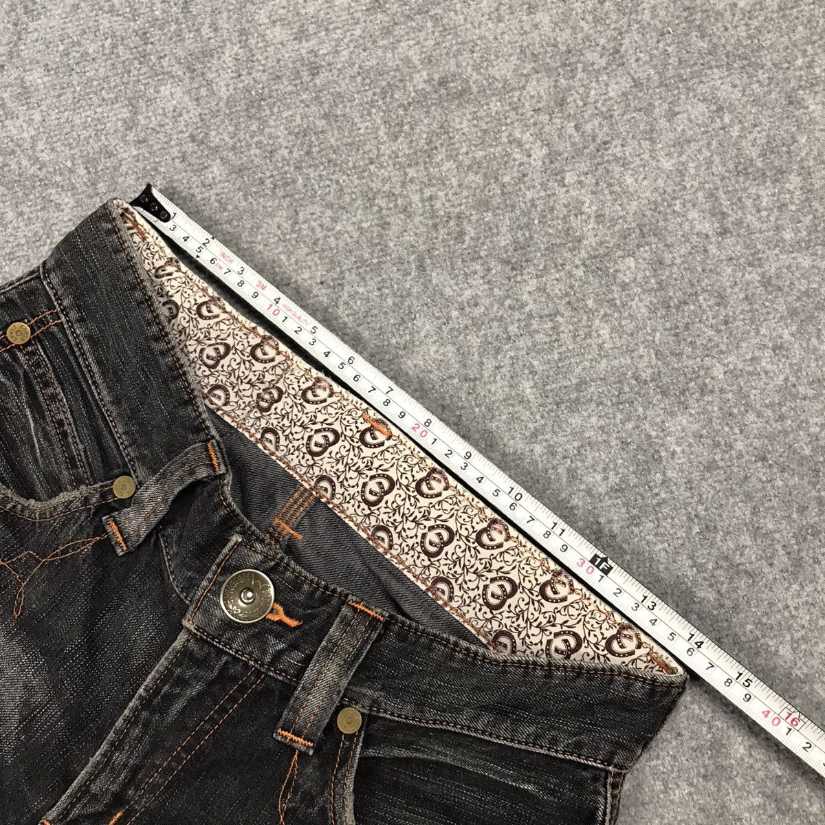 If Six Was Nine × Japanese Brand JAPAN STYLE DENIM BLACK FADED DISTRESSED PANTS Size US 28 / EU 44 - 15 Thumbnail