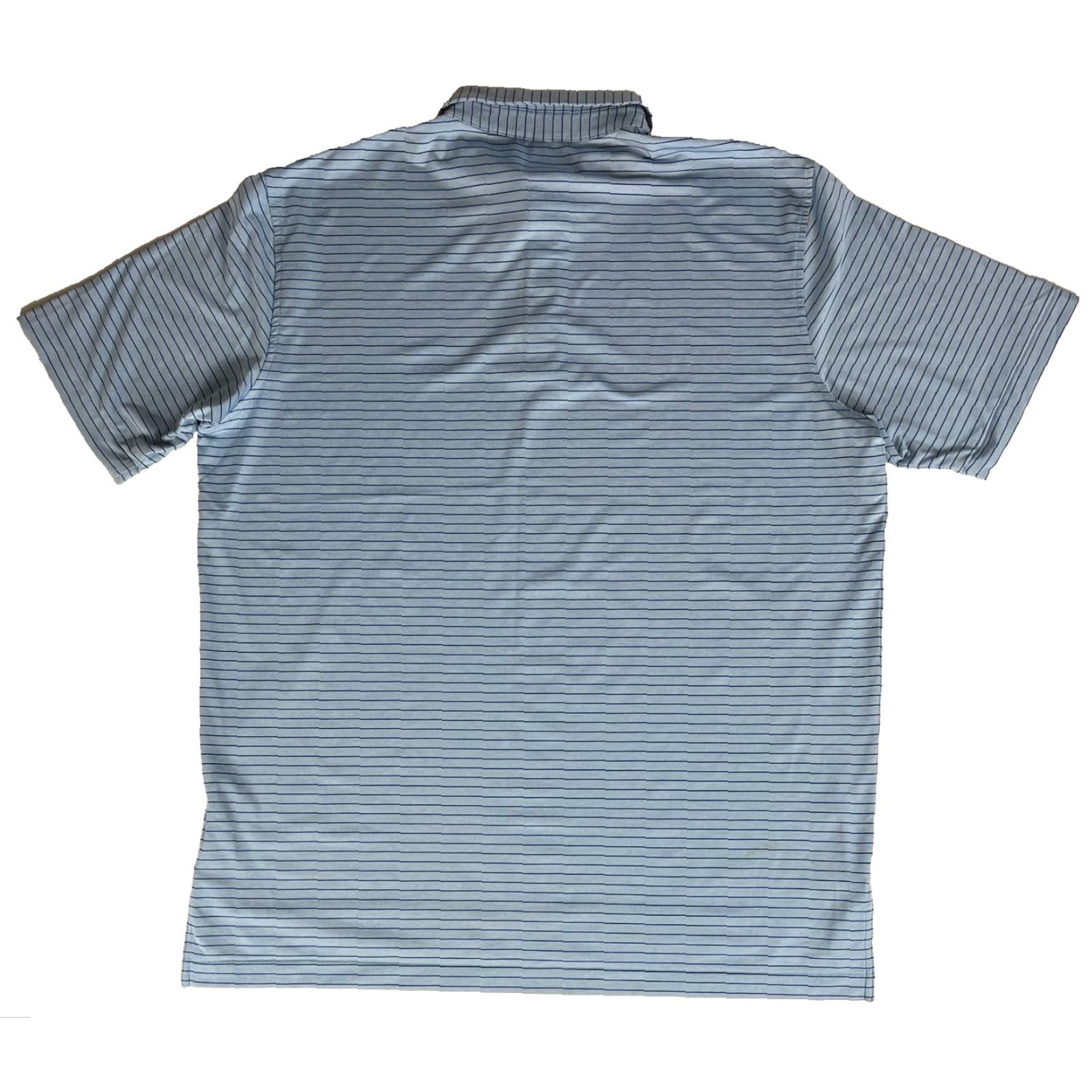 Peter Millar Peter Millar Summer Comfort Crafty Performance Jersey Polo Shirt XL Men Blue Striped Short Sleeve Size US XL / EU 56 / 4 - 3 Thumbnail