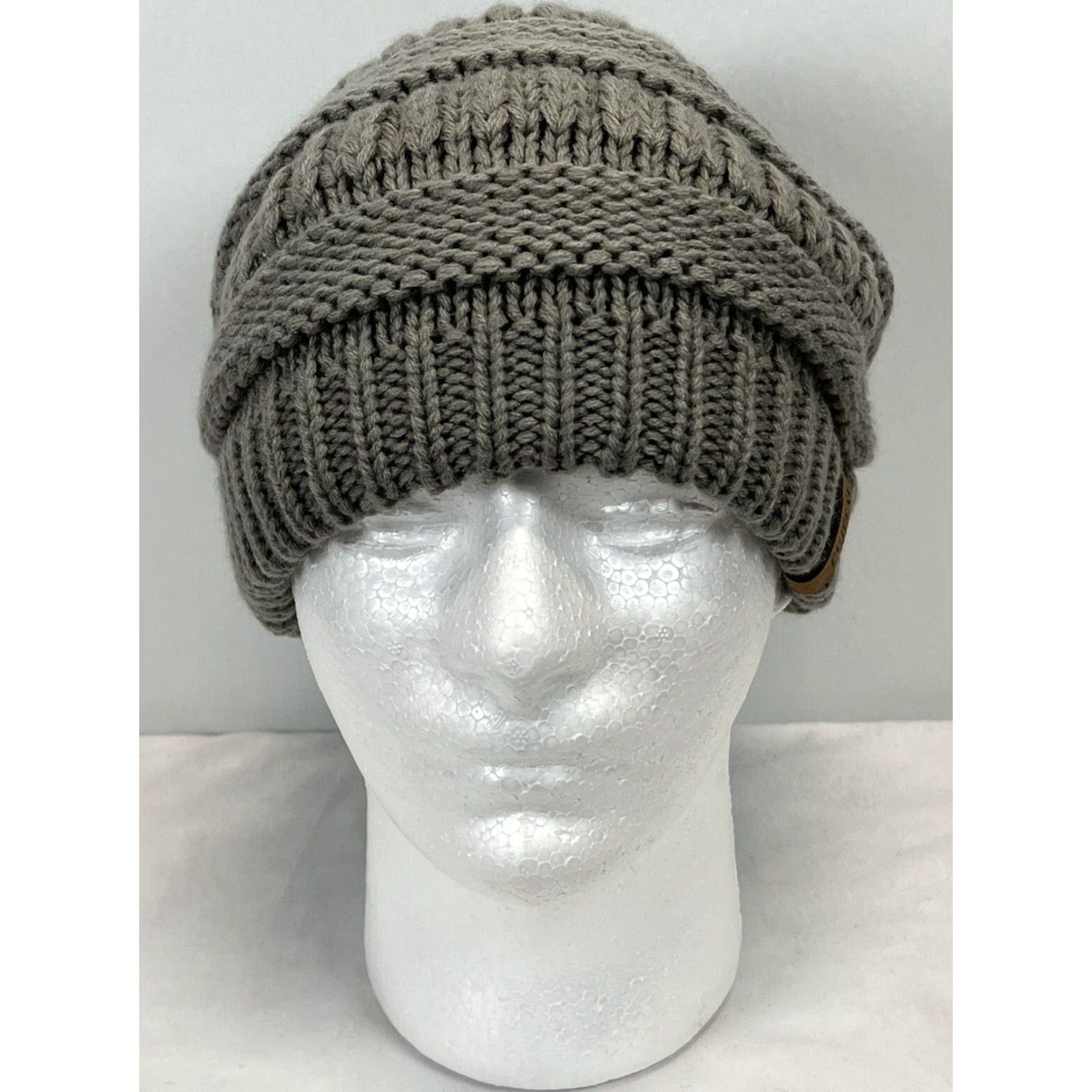Vintage Furtalk Slouchy Beanie Hat Women One Size Gray Beanie VGUC Size ONE SIZE - 2 Thumbnail