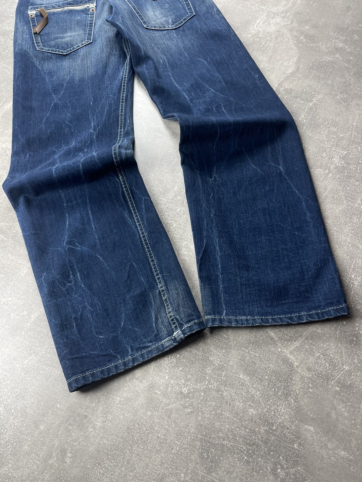 Armani Armani Jeans Vintage Indigo Blue Denim Zipper Pocket Jeans Size US 32 / EU 48 - 3 Thumbnail