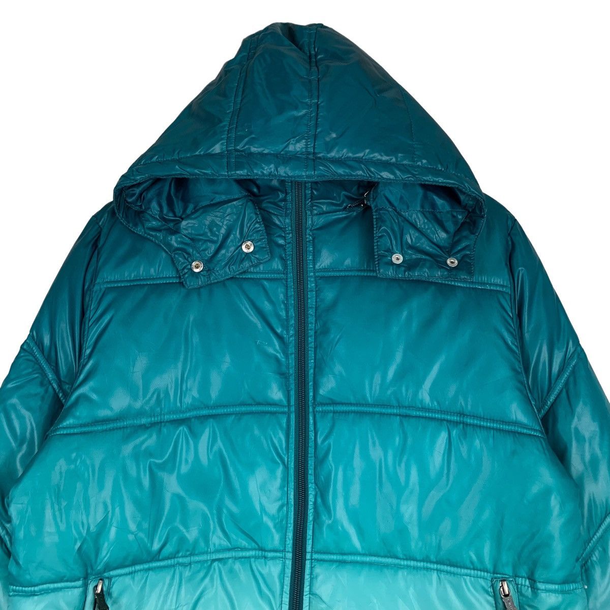 Japanese Brand TK MIXPICE Two Tone Puffer Jacket Down Jacket #0406-C19 Size US M / EU 48-50 / 2 - 2 Thumbnail
