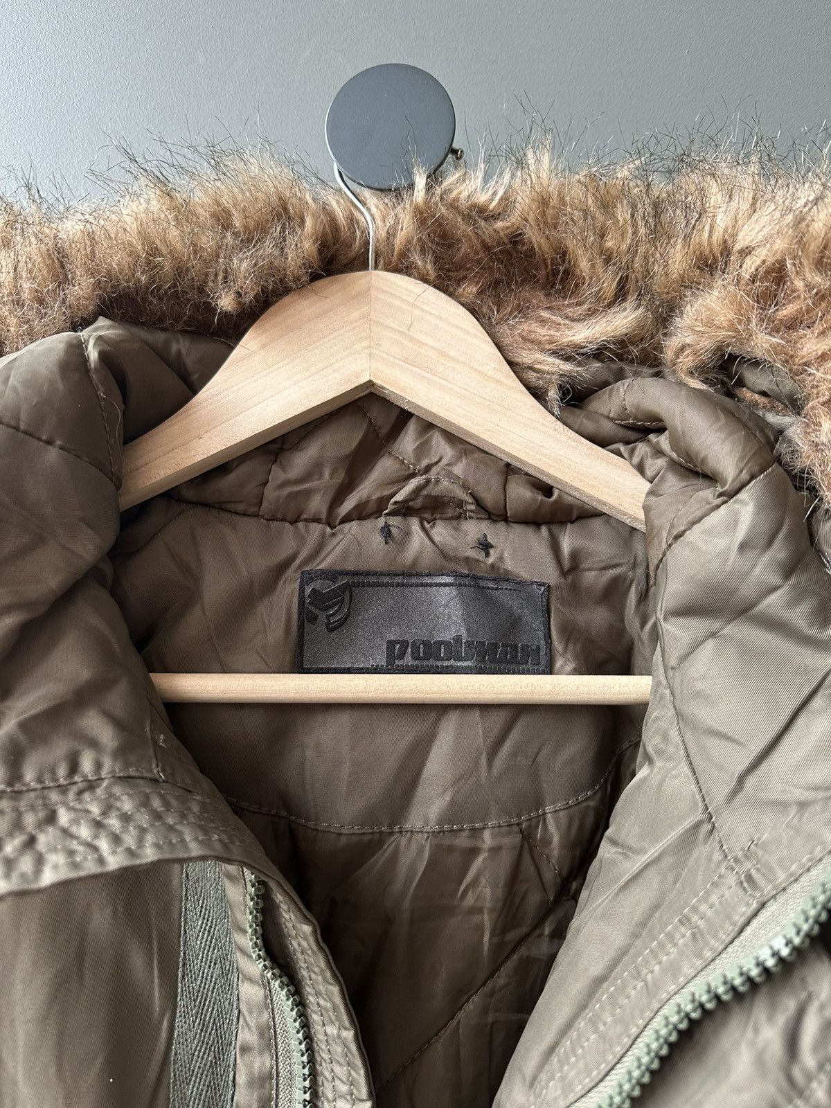 Other Poolman Bomber Faux Fur Nylon Jacket Size US S / EU 44-46 / 1 - 3 Thumbnail