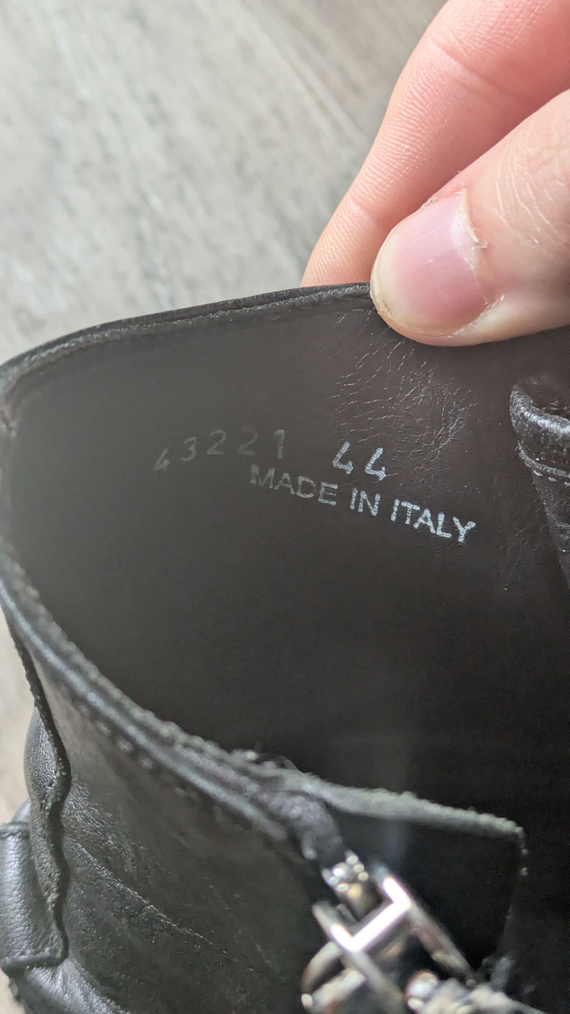 Rick Owens OG Black Leather Ramones Size US 11 / EU 44 - 8 Thumbnail