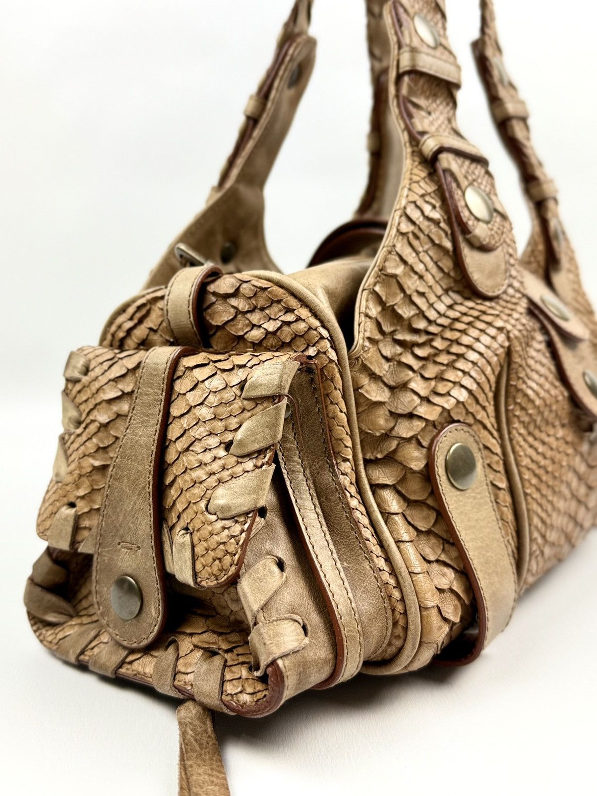 Chloe Chloe - Phoebe Philo - 04 - Brown - Python Skin - Silverado Size ONE SIZE - 13 Thumbnail