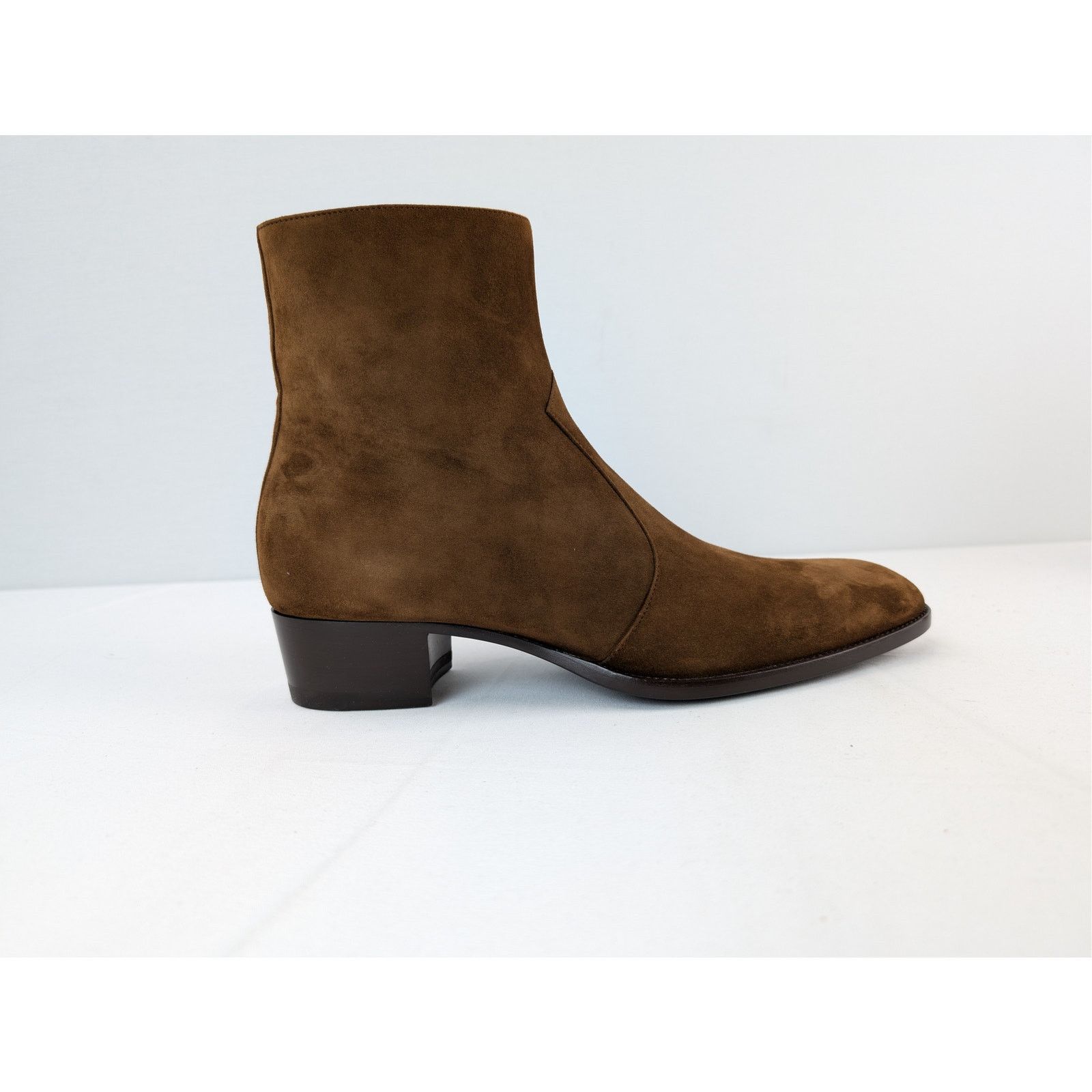 Saint Laurent Paris o1rshd1 Wyatt 40 Zip Chelsea Boots in Land Size US 8.5 / EU 41-42 - 4 Thumbnail