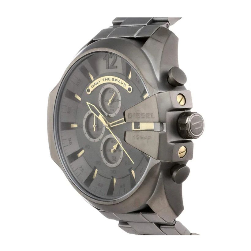 Diesel Diesel Men's Gunmetal Gray Mega Chief Wrist Watch DZ4466 Size ONE SIZE - 2 Preview
