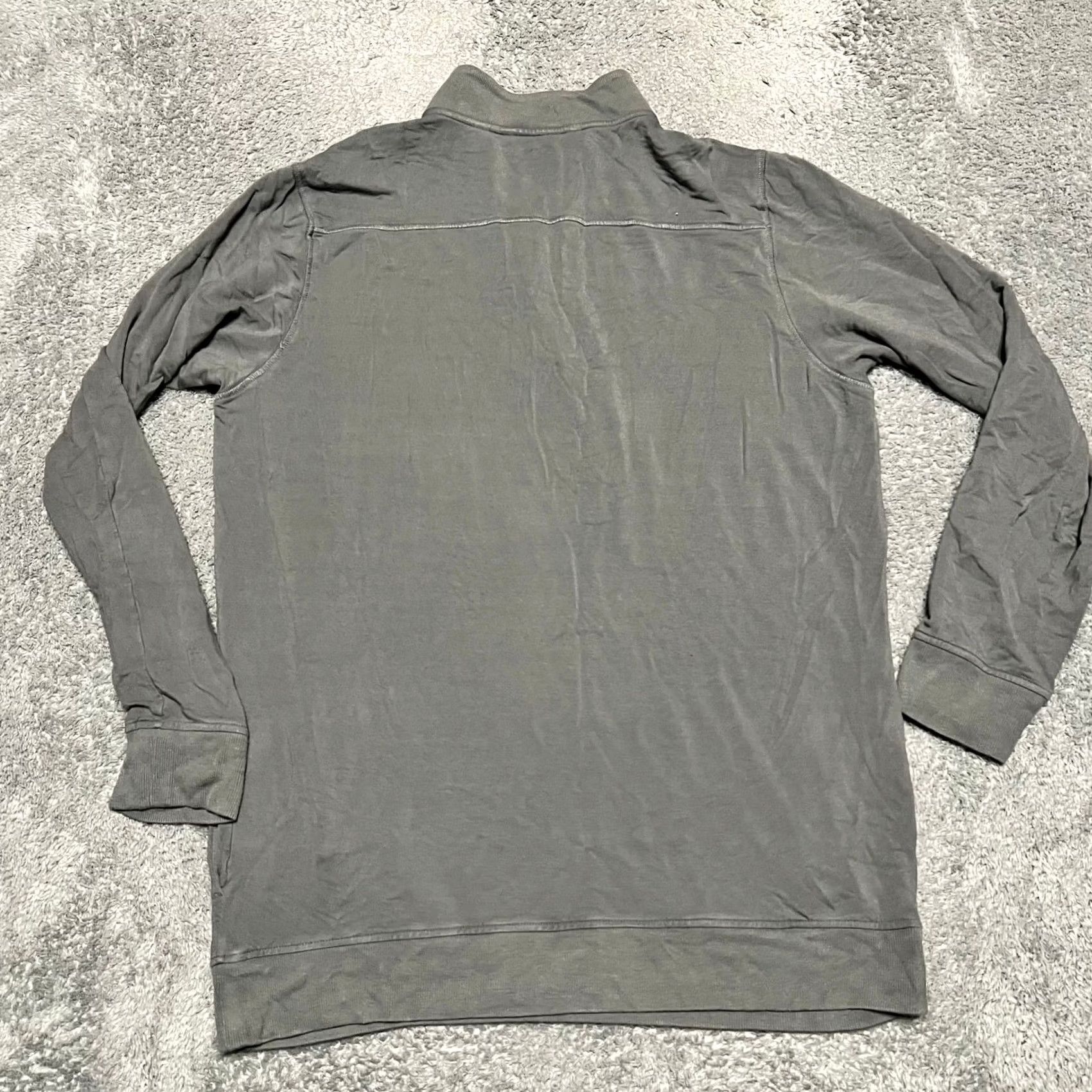 TravisMathew Travis Mathew Shirt XL Gray Performance Golf Quarter Zip Long Sleeve Mens Size US XL / EU 56 / 4 - 3 Thumbnail