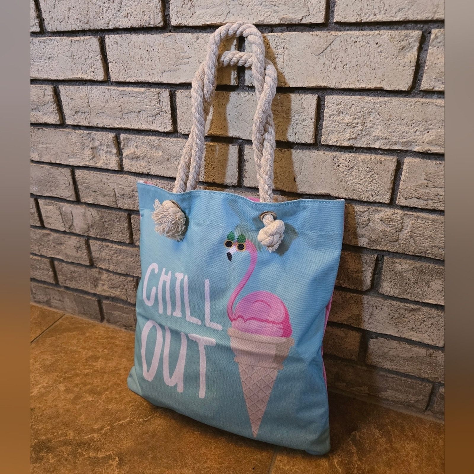 Other Multicolored Chill Out Canvas Tote Size ONE SIZE - 2 Thumbnail
