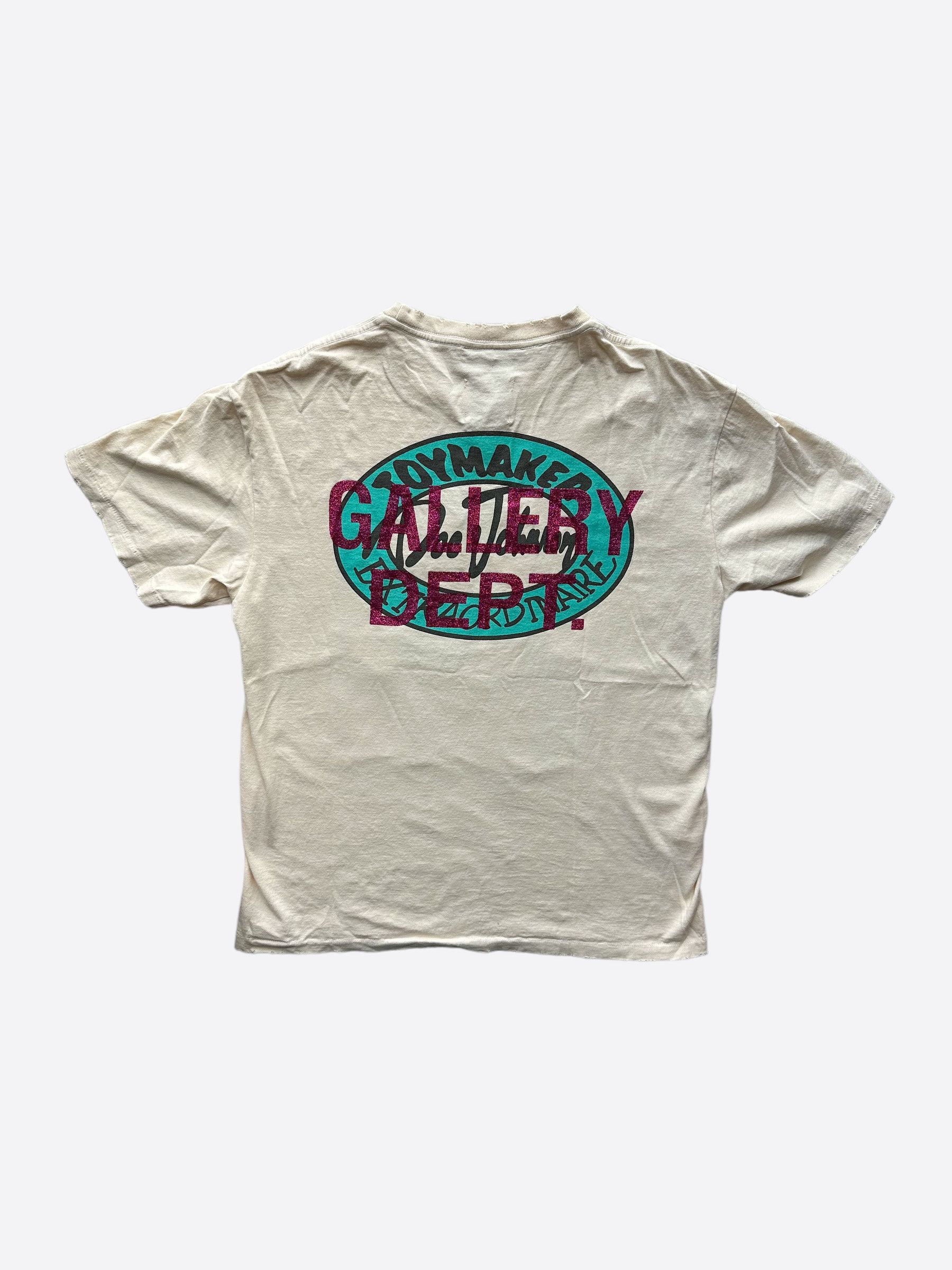 Gallery Dept. Gallery Dept Antique White Dead Batteries T-Shirt Size US XS / EU 42 / 0 - 2 Thumbnail