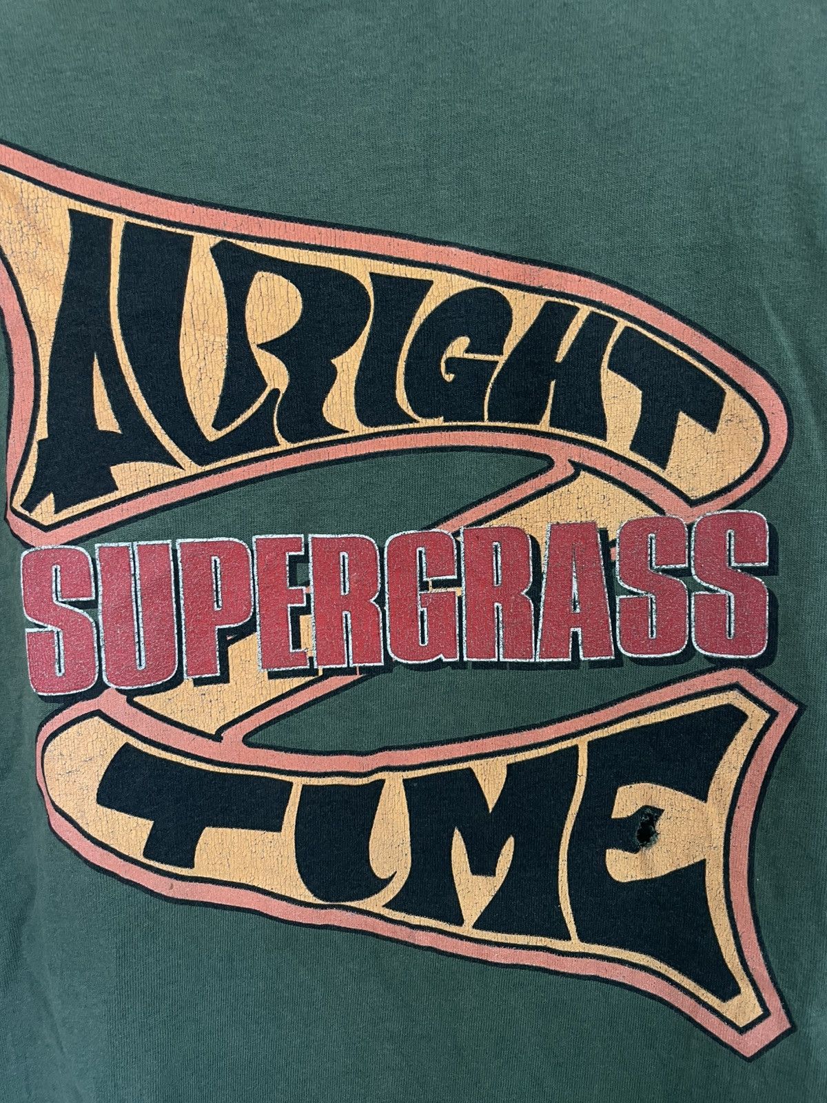 Band Tees Vintage 90s Supergrass Alright Time britpop band t shirt Size US L / EU 52-54 / 3 - 4 Thumbnail