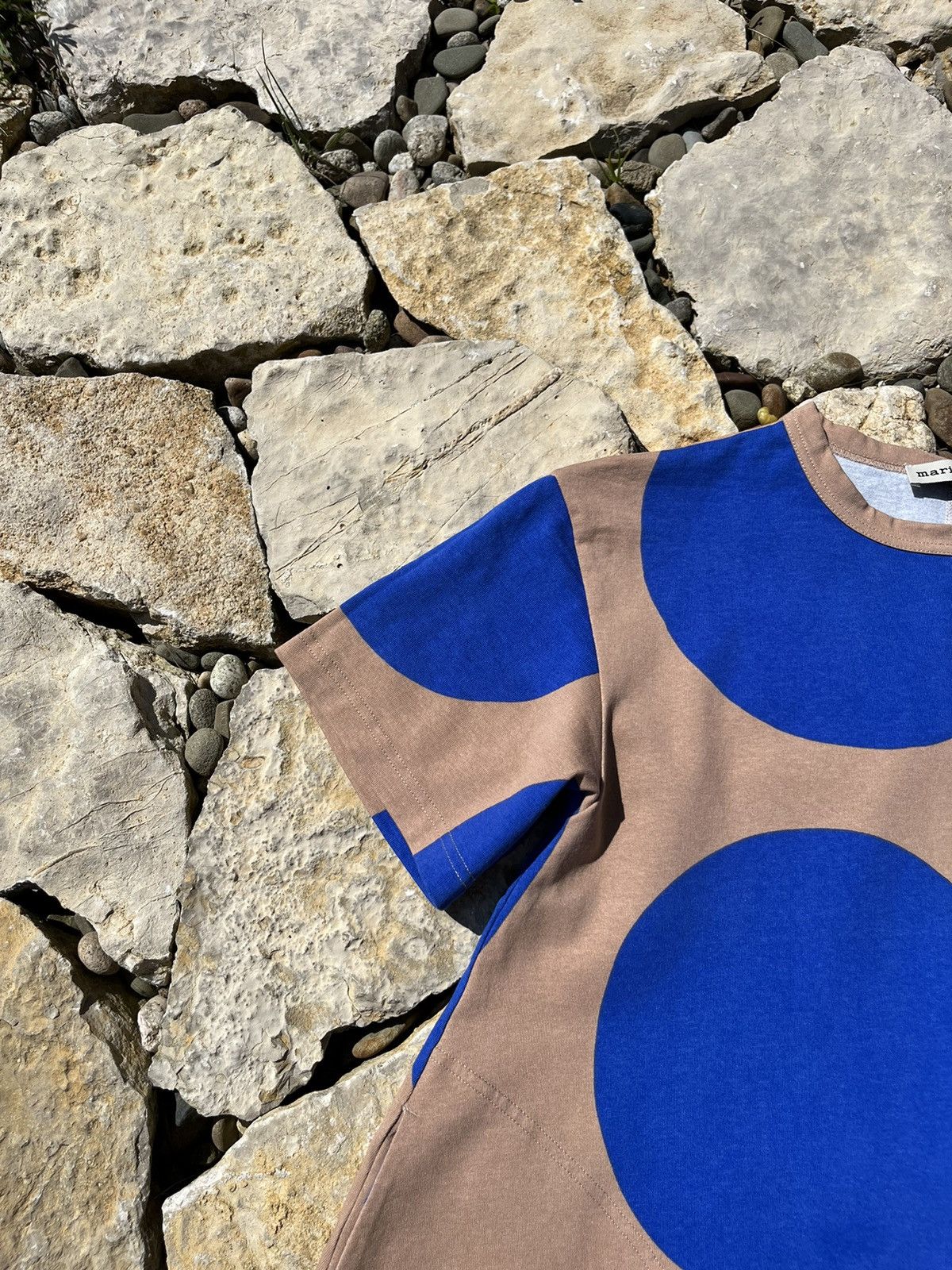 Marimekko Marimekko Tofa Klaava oversized dress tee blue polka-dot Size XXS / US 00 / IT 34 - 4 Thumbnail