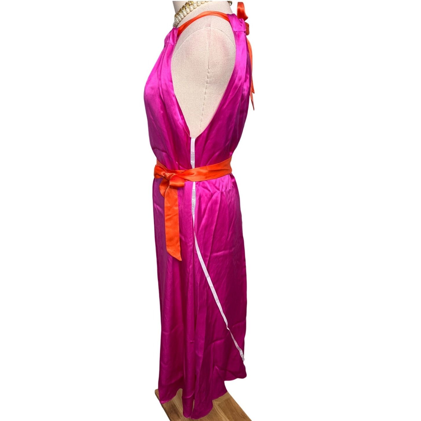 Cynthia Rowley Cynthia Rowley Salerno Silk Halter Dress pink orange size S Size S / US 4 / IT 40 - 9 Thumbnail